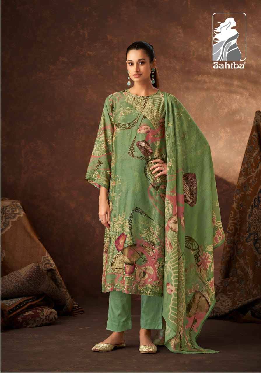 Kasab By Sahiba Fabrics Beautiful Festive Suits Colorful Stylish Fancy Casual Wear & Ethnic Wear Muslin Silk Dresses At Wholesale Price