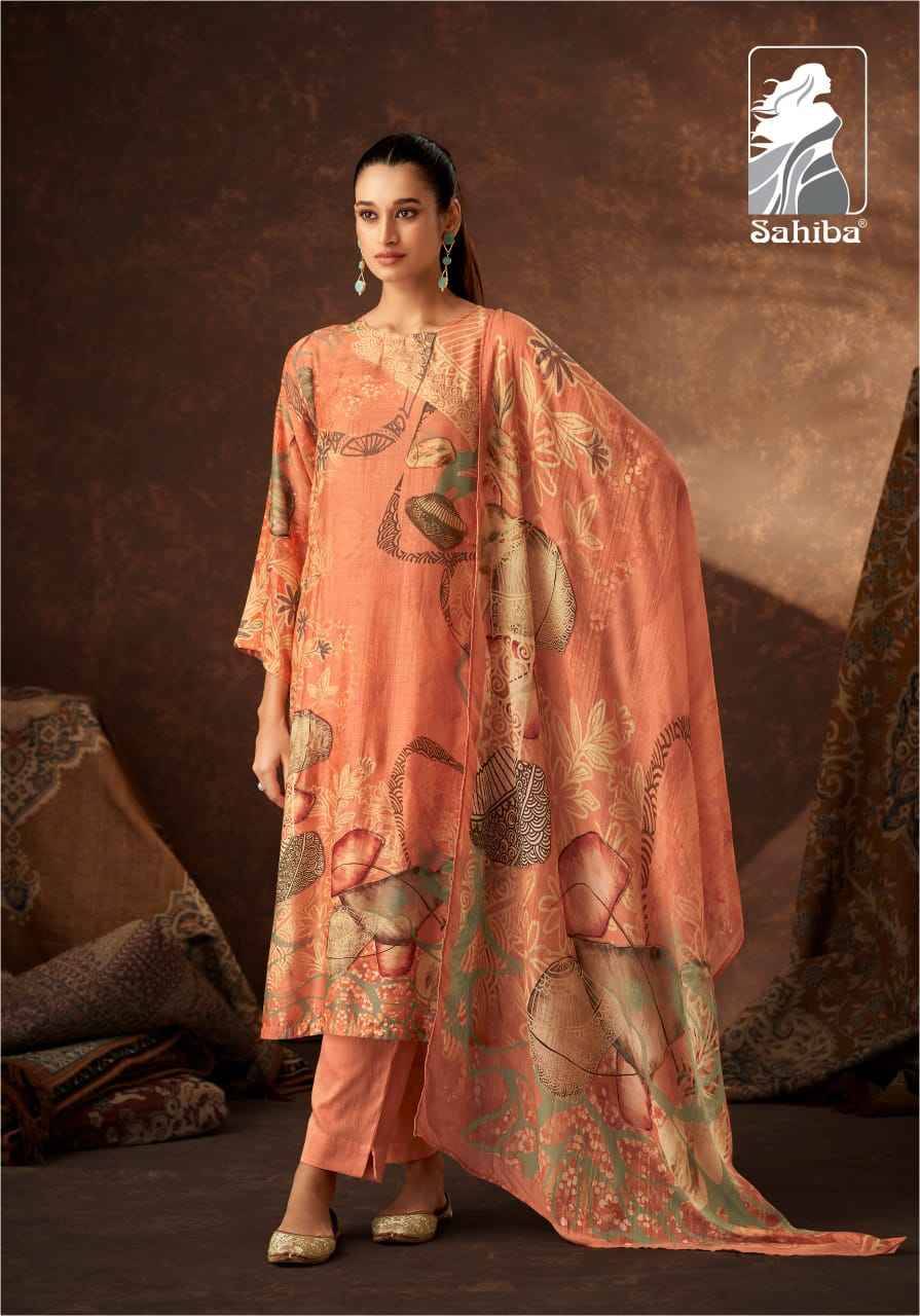 Kasab By Sahiba Fabrics Beautiful Festive Suits Colorful Stylish Fancy Casual Wear & Ethnic Wear Muslin Silk Dresses At Wholesale Price