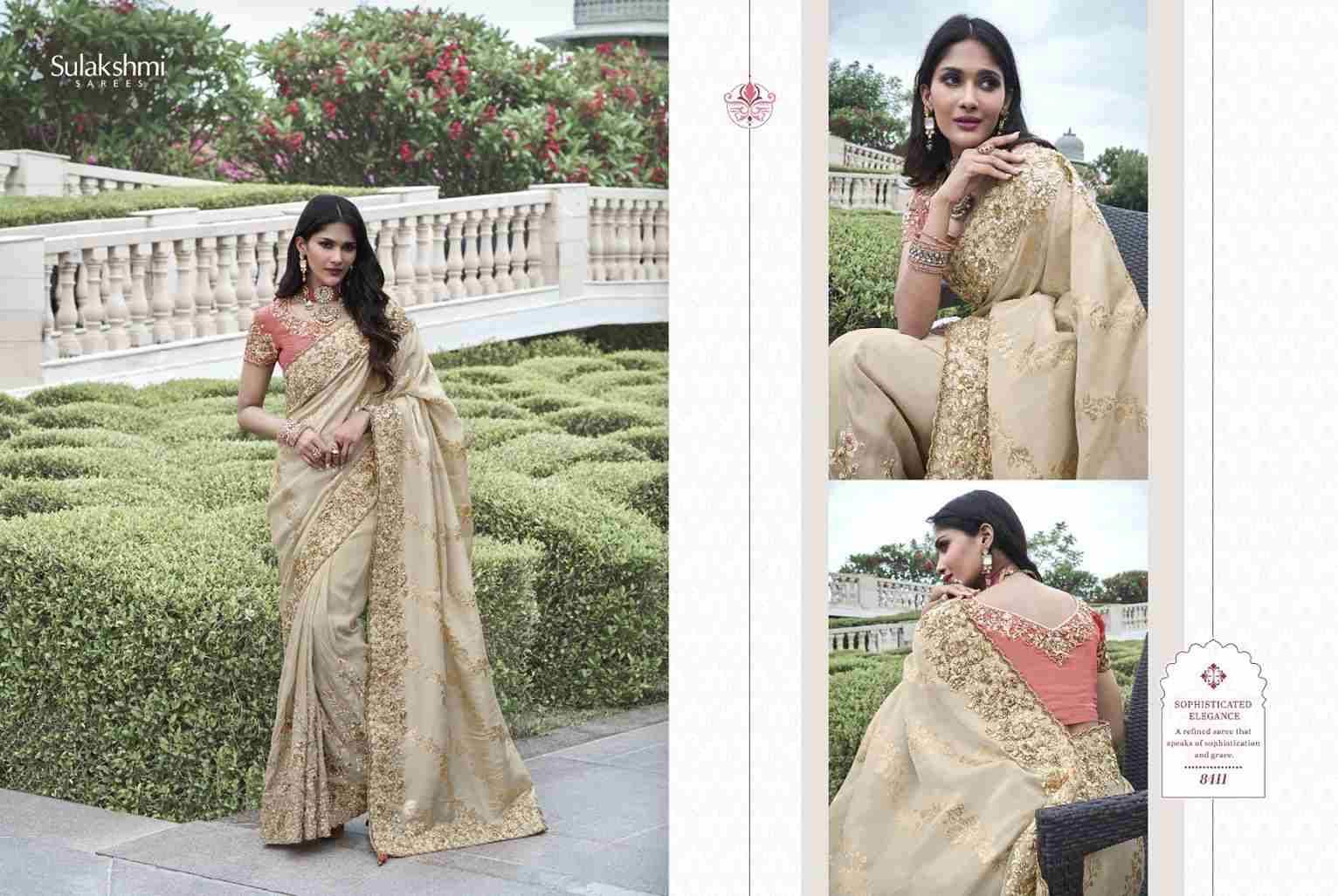 The Wedding Saga By Sulakshmi 8401 To 8412 Series Indian Traditional Wear Collection Beautiful Stylish Fancy Colorful Party Wear & Occasional Wear Fancy Sarees At Wholesale Price