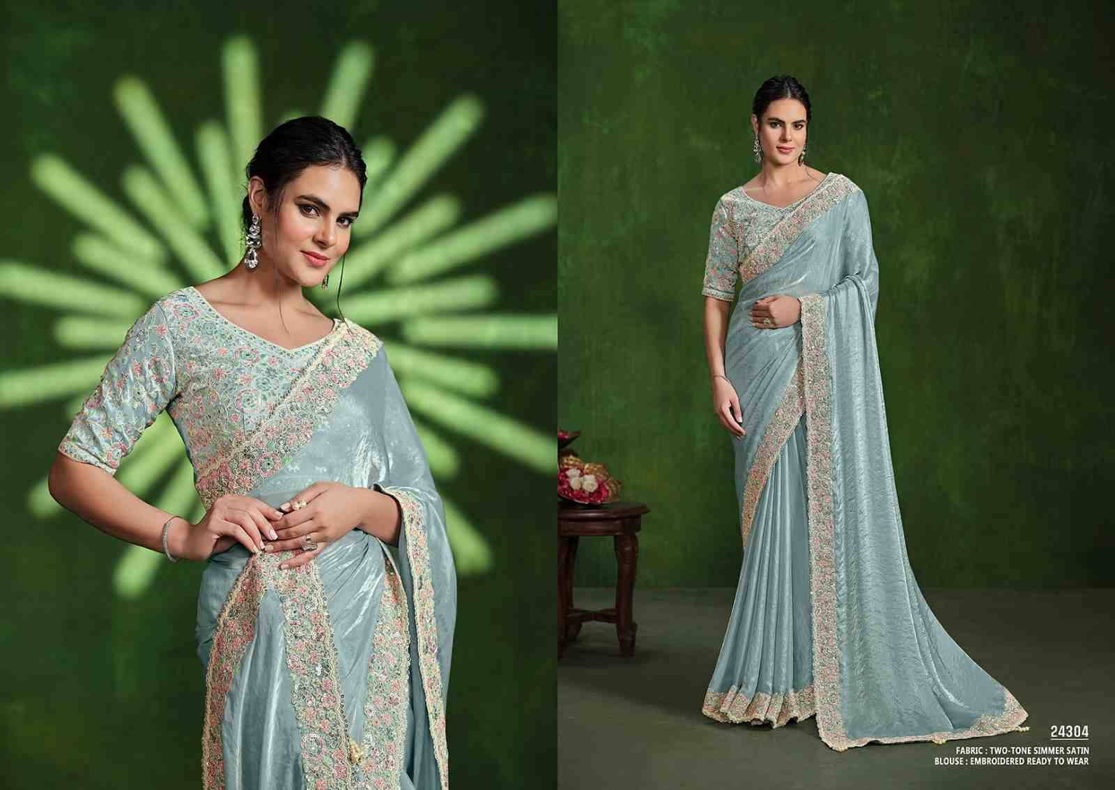 Ranjhana By Mohmanthan 24300 To 24311 Series Indian Traditional Wear Collection Beautiful Stylish Fancy Colorful Party Wear & Occasional Wear Silk Sarees At Wholesale Price