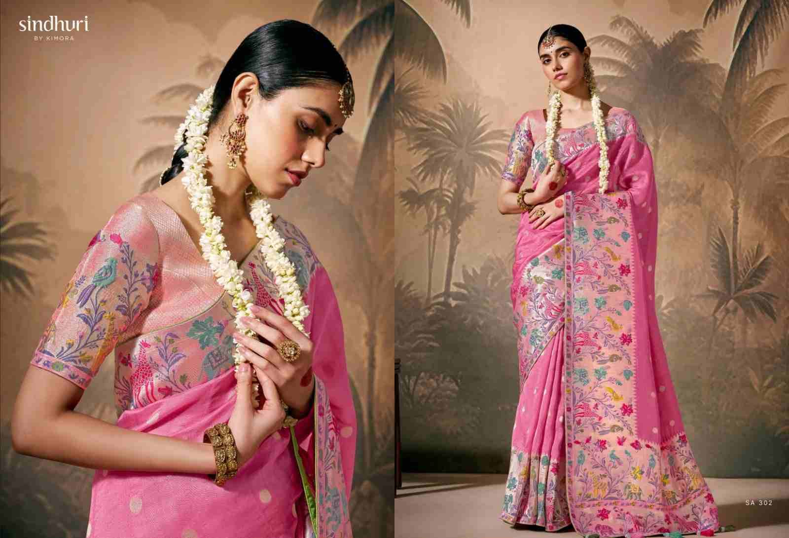 Rasm By Kimora Fashion 299 To 307 Series Indian Traditional Wear Collection Beautiful Stylish Fancy Colorful Party Wear & Occasional Wear Silk Sarees At Wholesale Price