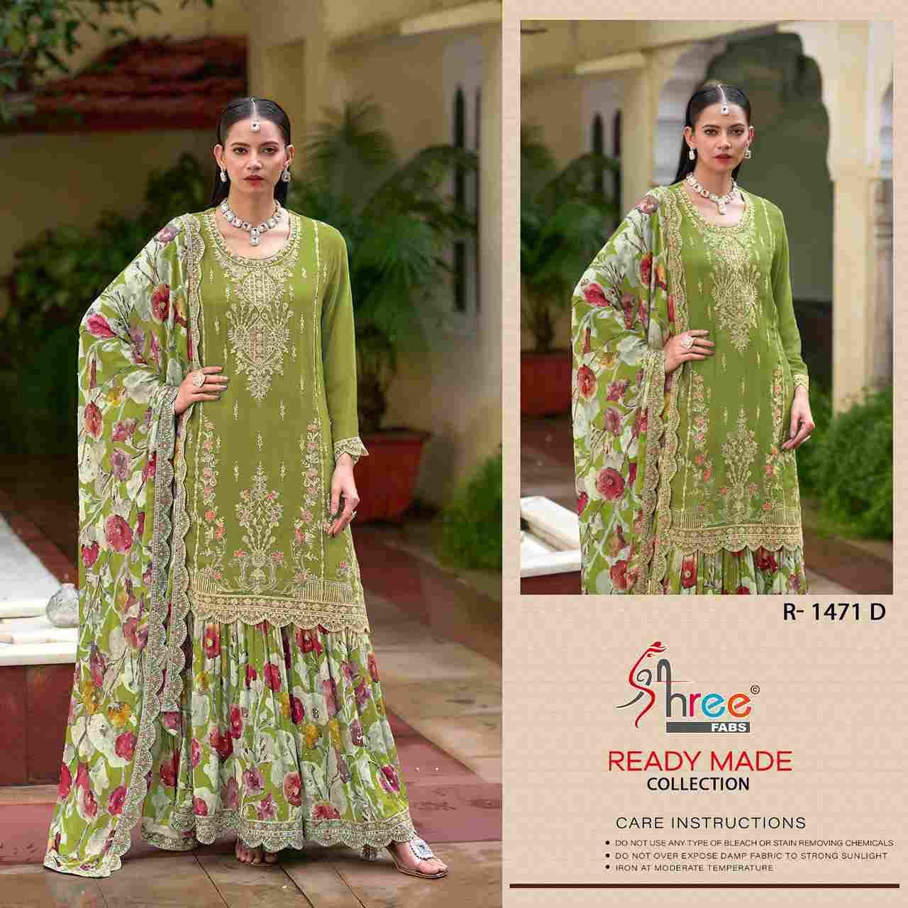 Shree Fabs Hit Design R-1471 Colours By Shree Fabs R-1471-A To R-1471-D Series Beautiful Pakistani Suits Stylish Fancy Colorful Party Wear & Occasional Wear Chinnon Embroidered Dresses At Wholesale Price