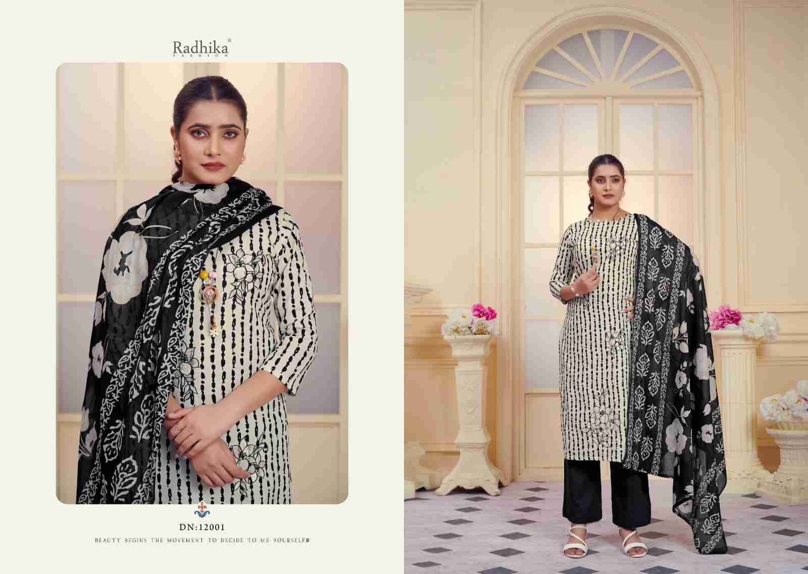 All Black By Azara 12001 To 12004 Series Beautiful Festive Suits Stylish Fancy Colorful Casual Wear & Ethnic Wear Pure Jam Cotton Print Dresses At Wholesale Price