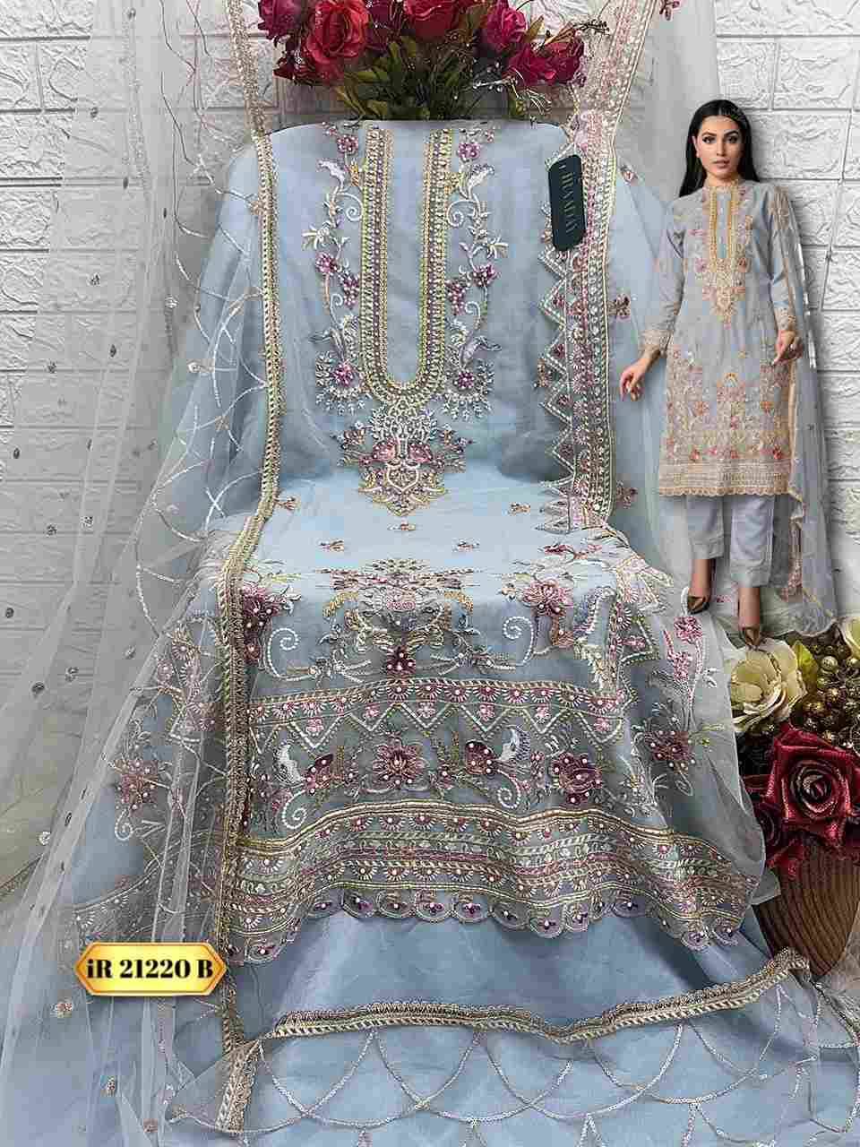 Fepic 21220 Colours By Fepic 21220-A To 21220-D Series Beautiful Pakistani Suits Colorful Stylish Fancy Casual Wear & Ethnic Wear Organza Embroidered Dresses At Wholesale Price