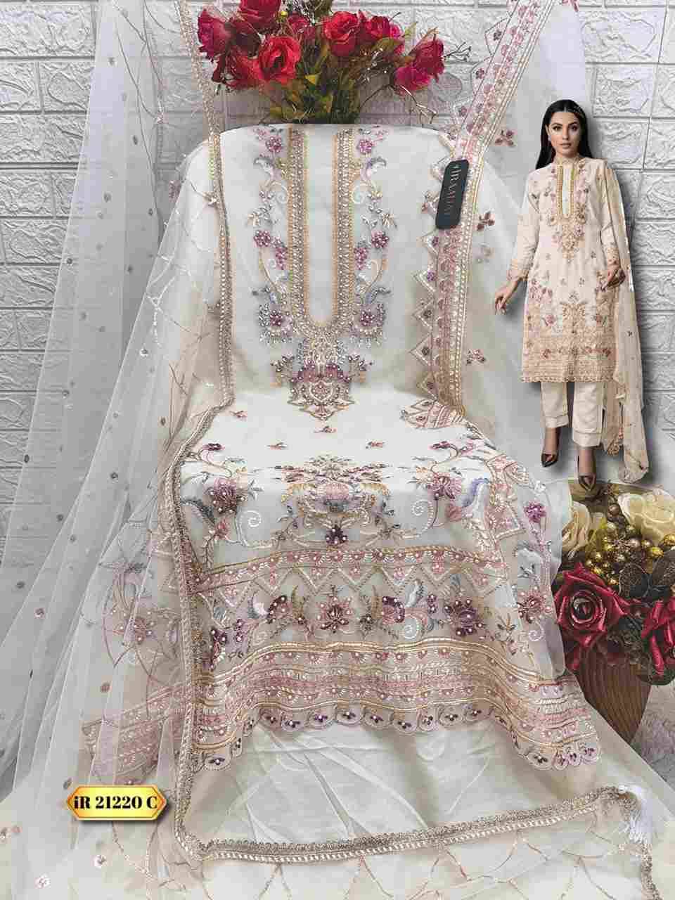 Fepic 21220 Colours By Fepic 21220-A To 21220-D Series Beautiful Pakistani Suits Colorful Stylish Fancy Casual Wear & Ethnic Wear Organza Embroidered Dresses At Wholesale Price