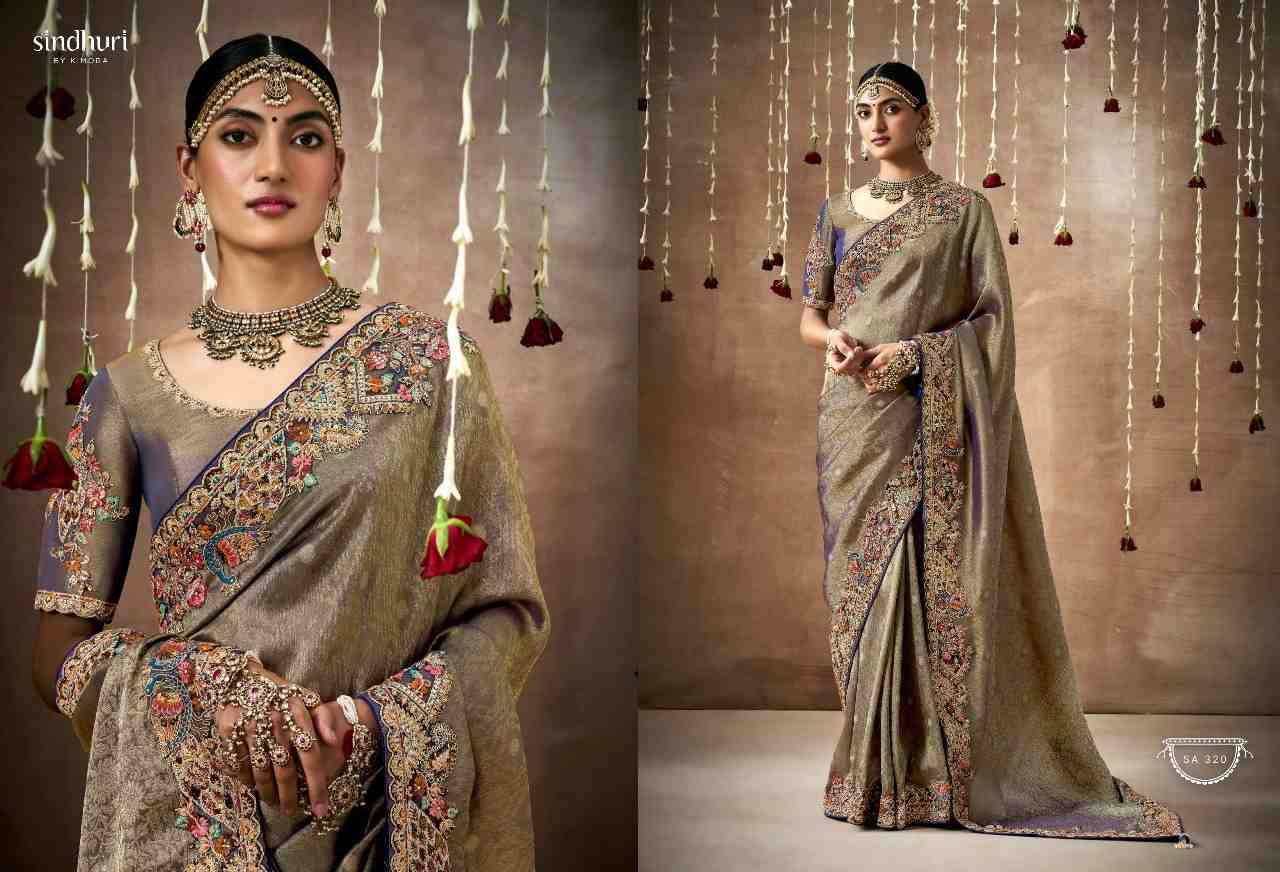 Dulhan By Kimora Fashion 319 To 329 Series Indian Traditional Wear Collection Beautiful Stylish Fancy Colorful Party Wear & Occasional Wear Organza Silk Sarees At Wholesale Price