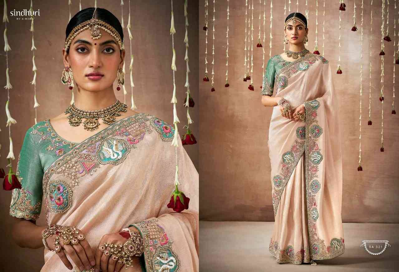 Dulhan By Kimora Fashion 319 To 329 Series Indian Traditional Wear Collection Beautiful Stylish Fancy Colorful Party Wear & Occasional Wear Organza Silk Sarees At Wholesale Price