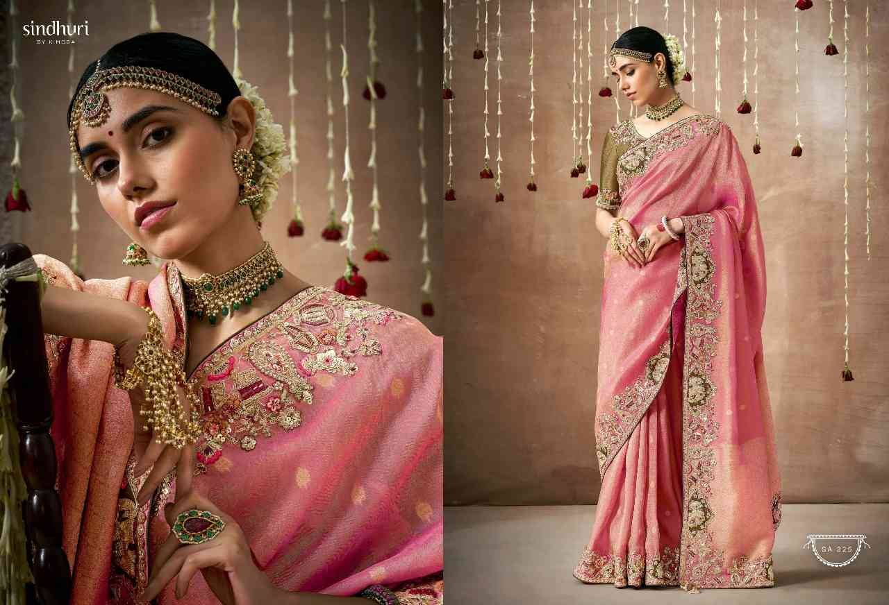 Dulhan By Kimora Fashion 319 To 329 Series Indian Traditional Wear Collection Beautiful Stylish Fancy Colorful Party Wear & Occasional Wear Organza Silk Sarees At Wholesale Price