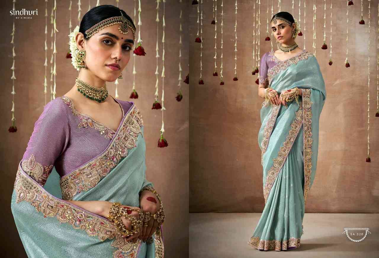 Dulhan By Kimora Fashion 319 To 329 Series Indian Traditional Wear Collection Beautiful Stylish Fancy Colorful Party Wear & Occasional Wear Organza Silk Sarees At Wholesale Price