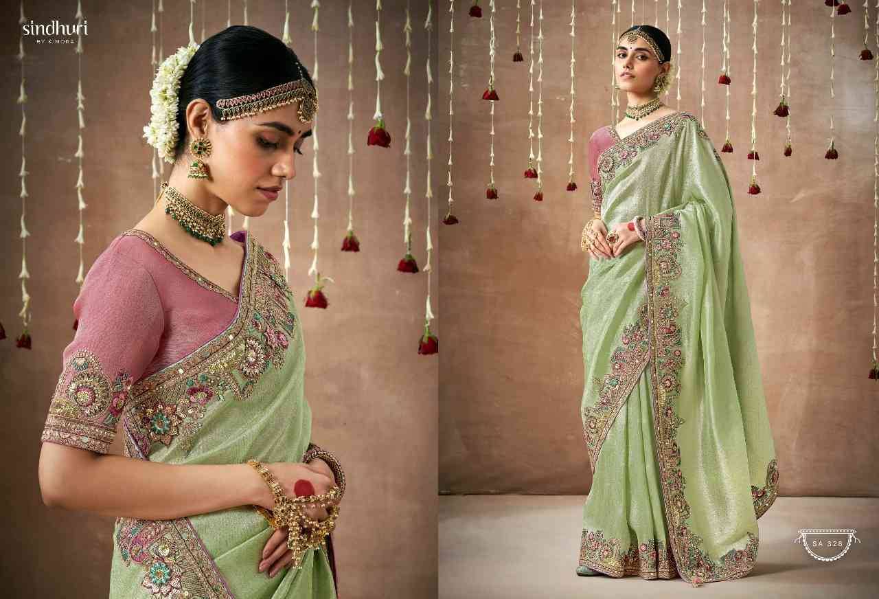 Dulhan By Kimora Fashion 319 To 329 Series Indian Traditional Wear Collection Beautiful Stylish Fancy Colorful Party Wear & Occasional Wear Organza Silk Sarees At Wholesale Price