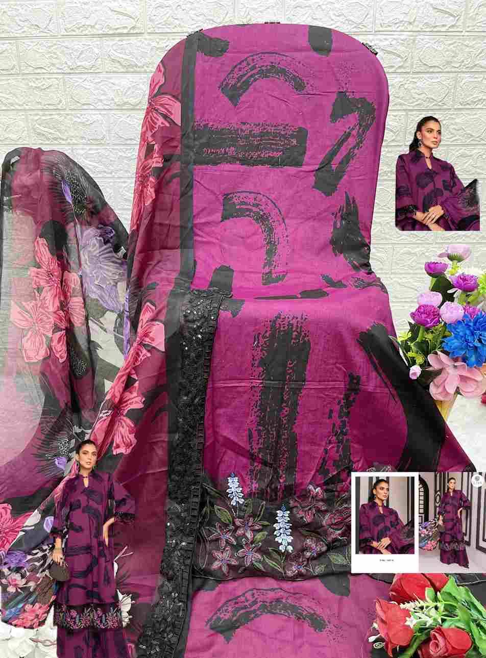 Ezra 1001 Colours By Ezra 1001-A To 1001-B Series Pakistani Suits Beautiful Fancy Colorful Stylish Party Wear & Occasional Wear Pure Cotton Embroidery Dresses At Wholesale Price