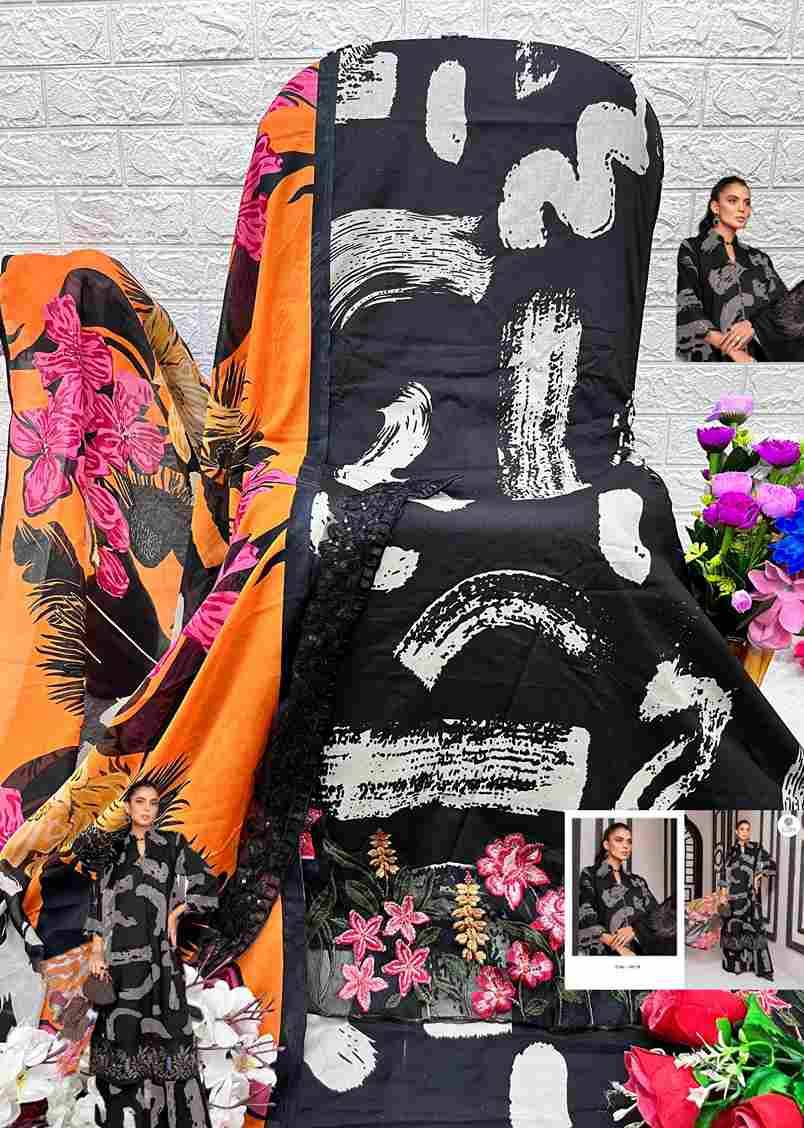 Ezra 1001 Colours By Ezra 1001-A To 1001-B Series Pakistani Suits Beautiful Fancy Colorful Stylish Party Wear & Occasional Wear Pure Cotton Embroidery Dresses At Wholesale Price