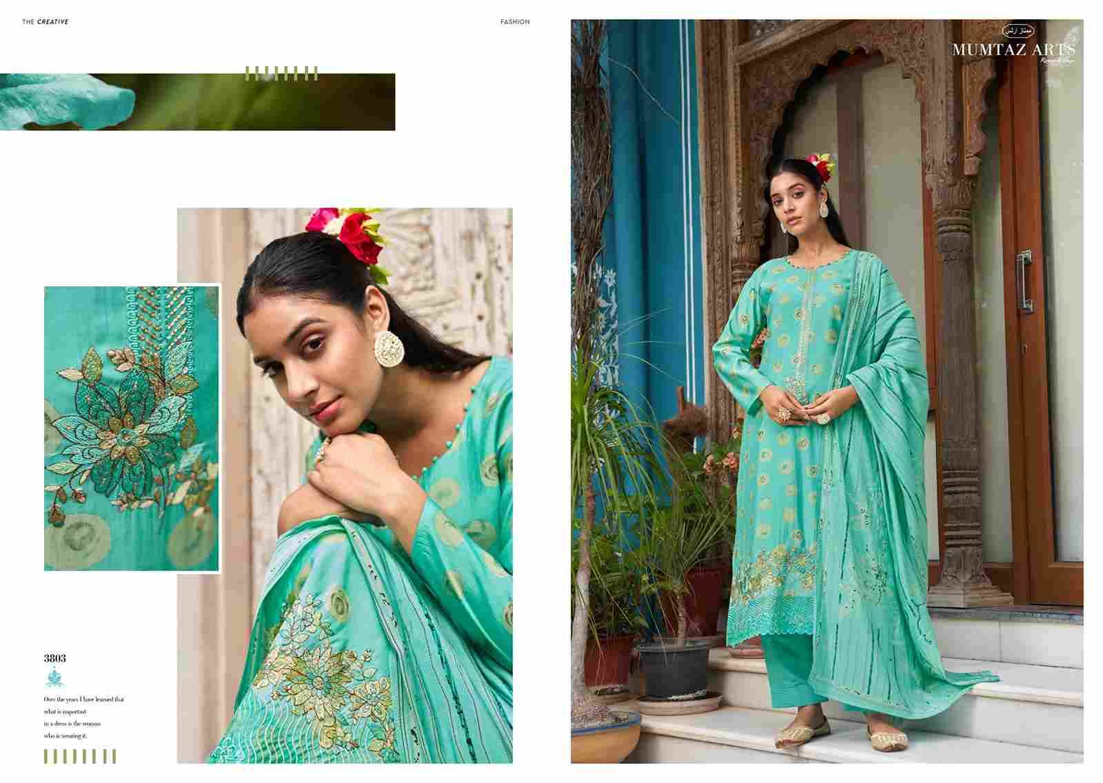 Jasmine By Mumtaz Arts 3801 To 3804 Series Beautiful Festive Suits Colorful Stylish Fancy Casual Wear & Ethnic Wear Pure Muslin Print Dresses At Wholesale Price