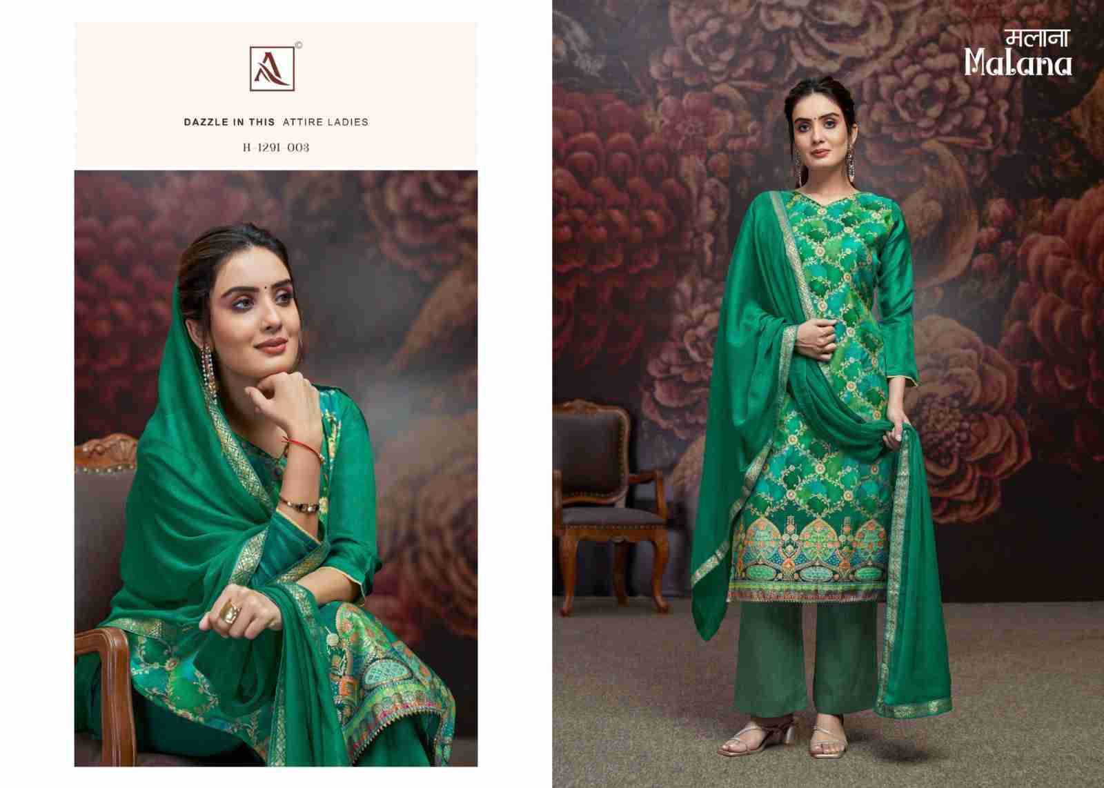 Malana By Alok Suit 1291-001 To 1291-004 Series Beautiful Stylish Festive Suits Fancy Colorful Casual Wear & Ethnic Wear & Ready To Wear Pure Viscose Jacquard Dresses At Wholesale Price