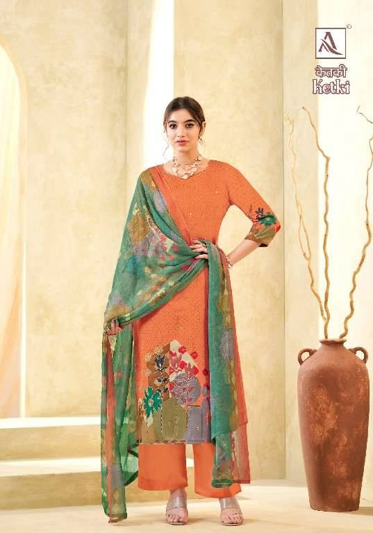 Ketki By Alok Suit 1454-001 To 1454-006 Series Beautiful Stylish Festive Suits Fancy Colorful Casual Wear & Ethnic Wear & Ready To Wear Pure Jam Print Dresses At Wholesale Price