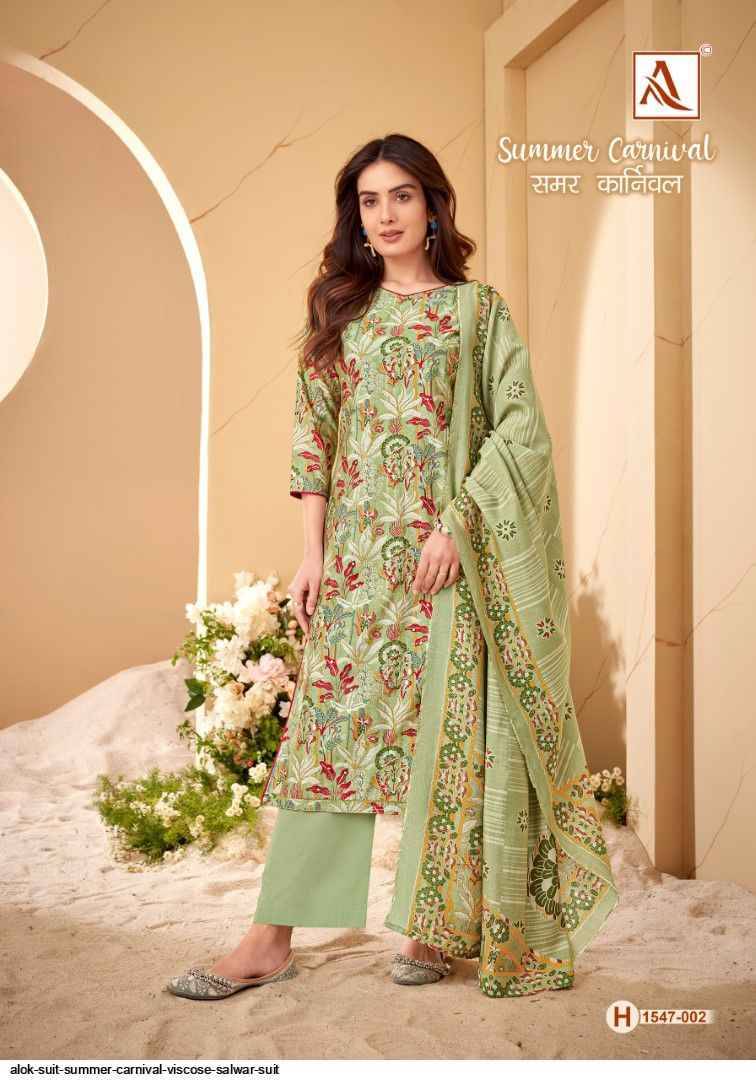 Summer Carnival By Alok Suit 1547-001 To 1547-006 Series Beautiful Stylish Festive Suits Fancy Colorful Casual Wear & Ethnic Wear & Ready To Wear Pure Viscose Print Dresses At Wholesale Price