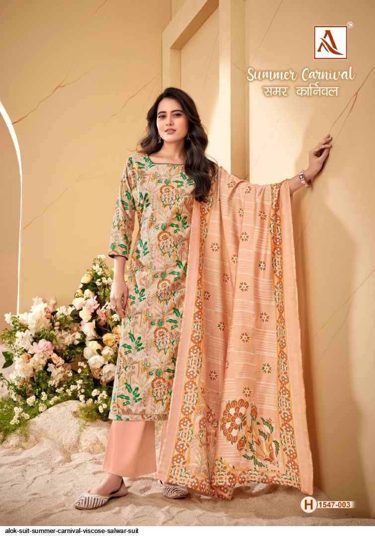 Summer Carnival By Alok Suit 1547-001 To 1547-006 Series Beautiful Stylish Festive Suits Fancy Colorful Casual Wear & Ethnic Wear & Ready To Wear Pure Viscose Print Dresses At Wholesale Price