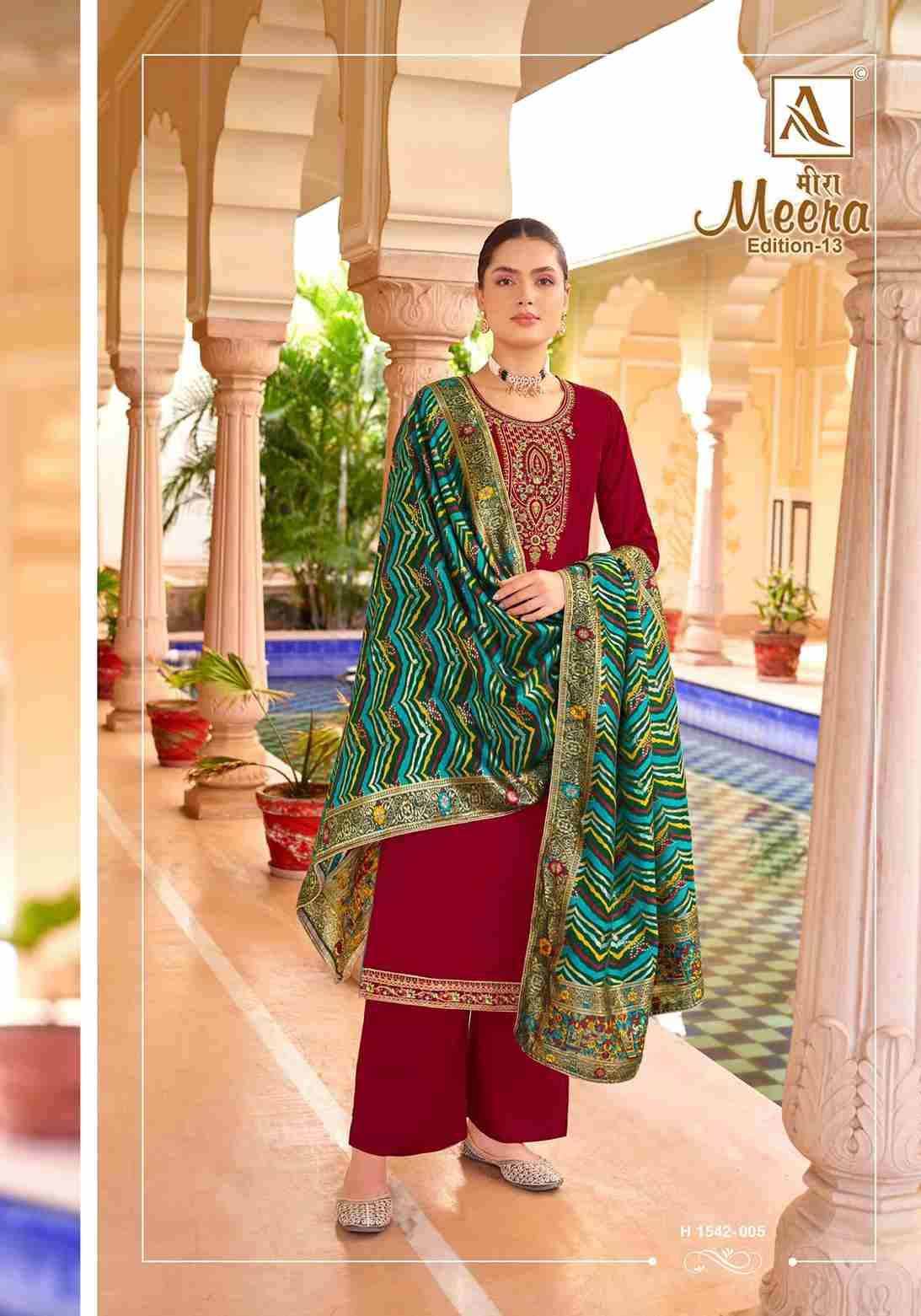 Meera Vol-13 By Alok Suit 1542-001 To 1542-006 Series Beautiful Stylish Festive Suits Fancy Colorful Casual Wear & Ethnic Wear & Ready To Wear Pure Jam Cotton Dresses At Wholesale Price