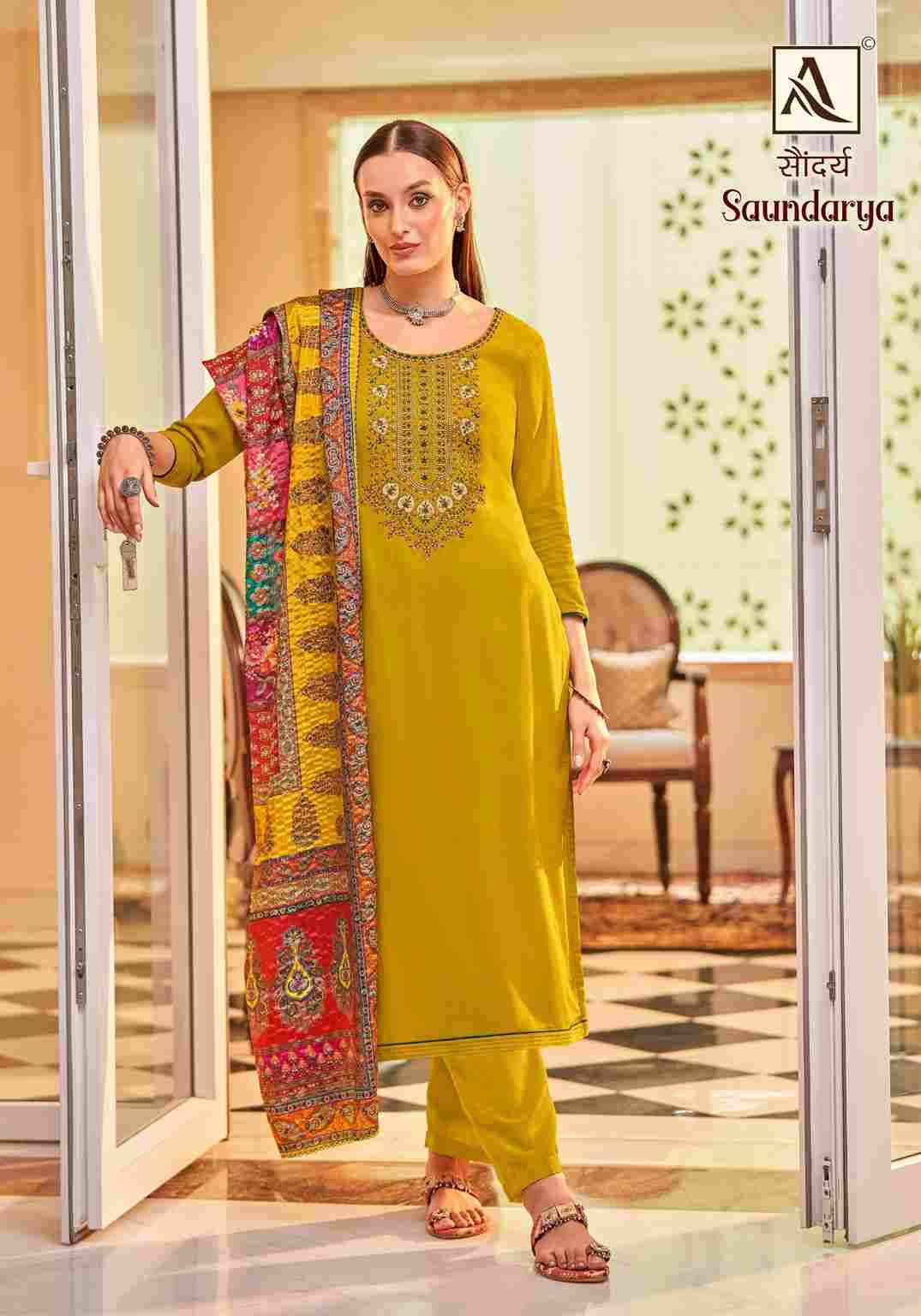 Saundarya By Alok Suit 1583-001 To 1583-008 Series Beautiful Stylish Festive Suits Fancy Colorful Casual Wear & Ethnic Wear & Ready To Wear Pure Viscose Rayon Dresses At Wholesale Price