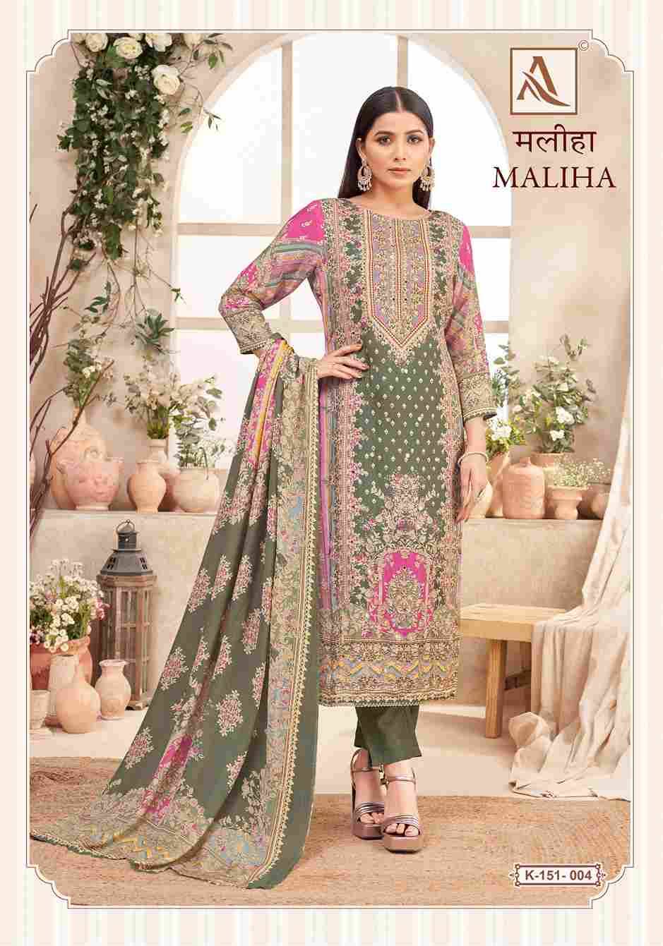 Maliha By Alok Suit 151-001 To 151-004 Series Beautiful Stylish Festive Suits Fancy Colorful Casual Wear & Ethnic Wear & Ready To Wear Pure Viscose Muslin Dresses At Wholesale Price