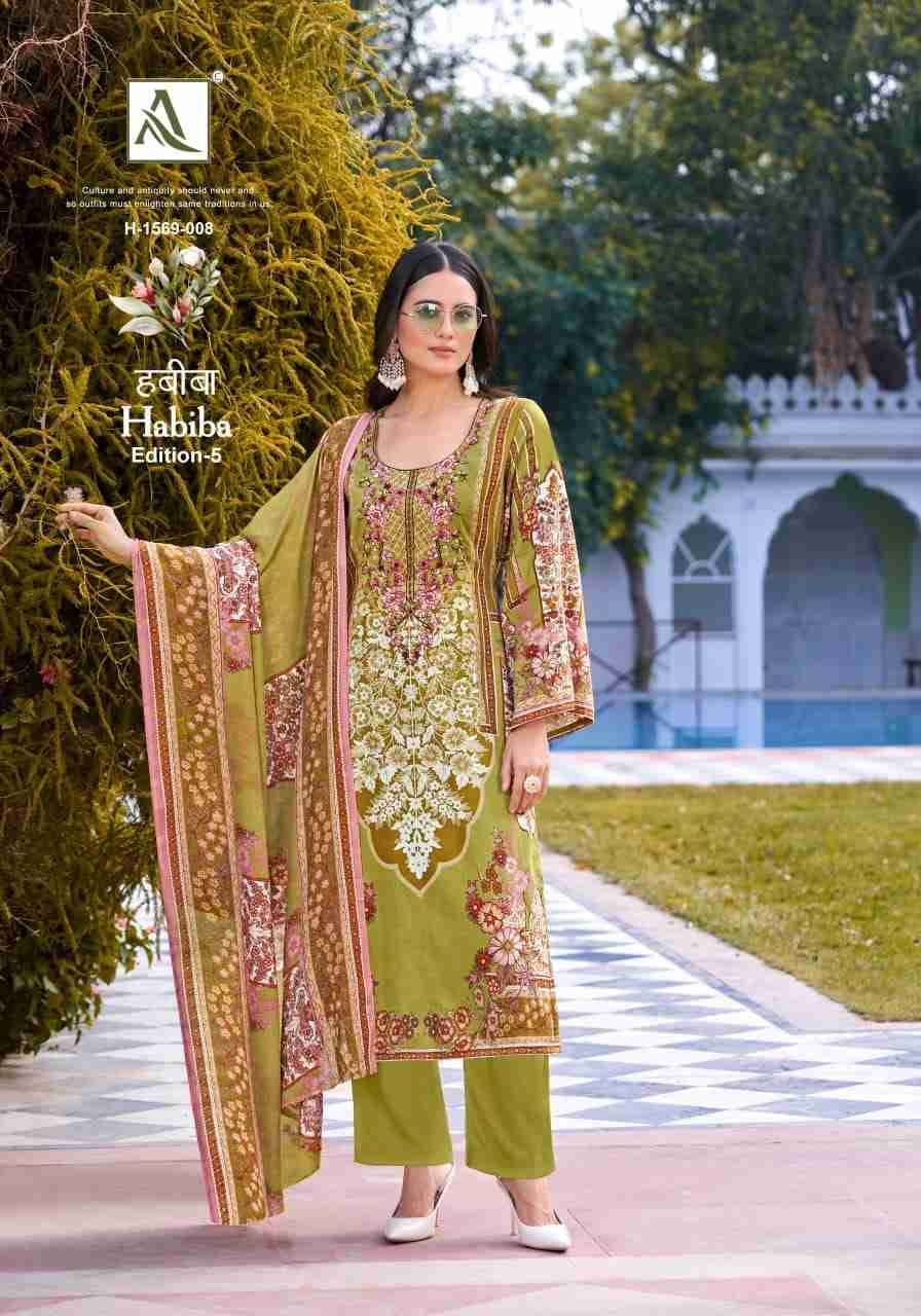 Habiba Vol-5 By Alok Suit 1569-001 To 1569-008 Series Beautiful Festive Suits Stylish Fancy Colorful Casual Wear & Ethnic Wear Pure Jam Cotton Print Dresses At Wholesale Price