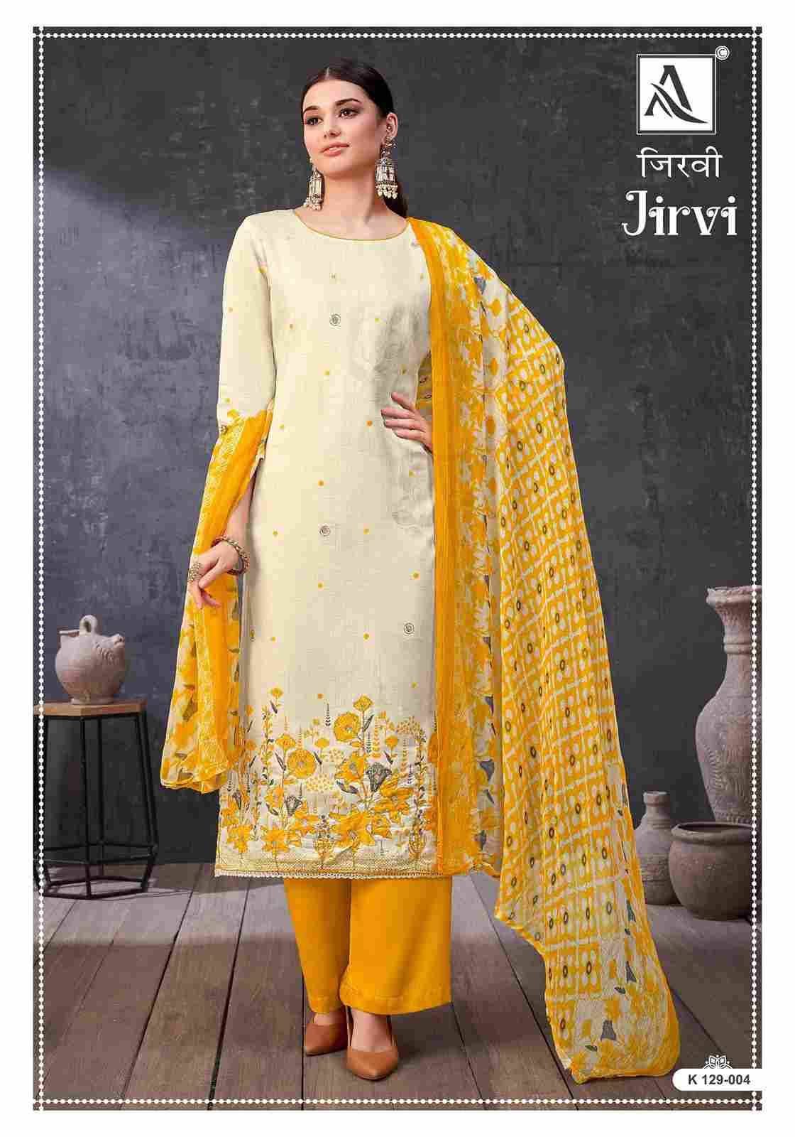 Jirvi By Alok Suit 129-001 To 129-004 Series Beautiful Festive Suits Stylish Fancy Colorful Casual Wear & Ethnic Wear Pure Jam Print Dresses At Wholesale Price