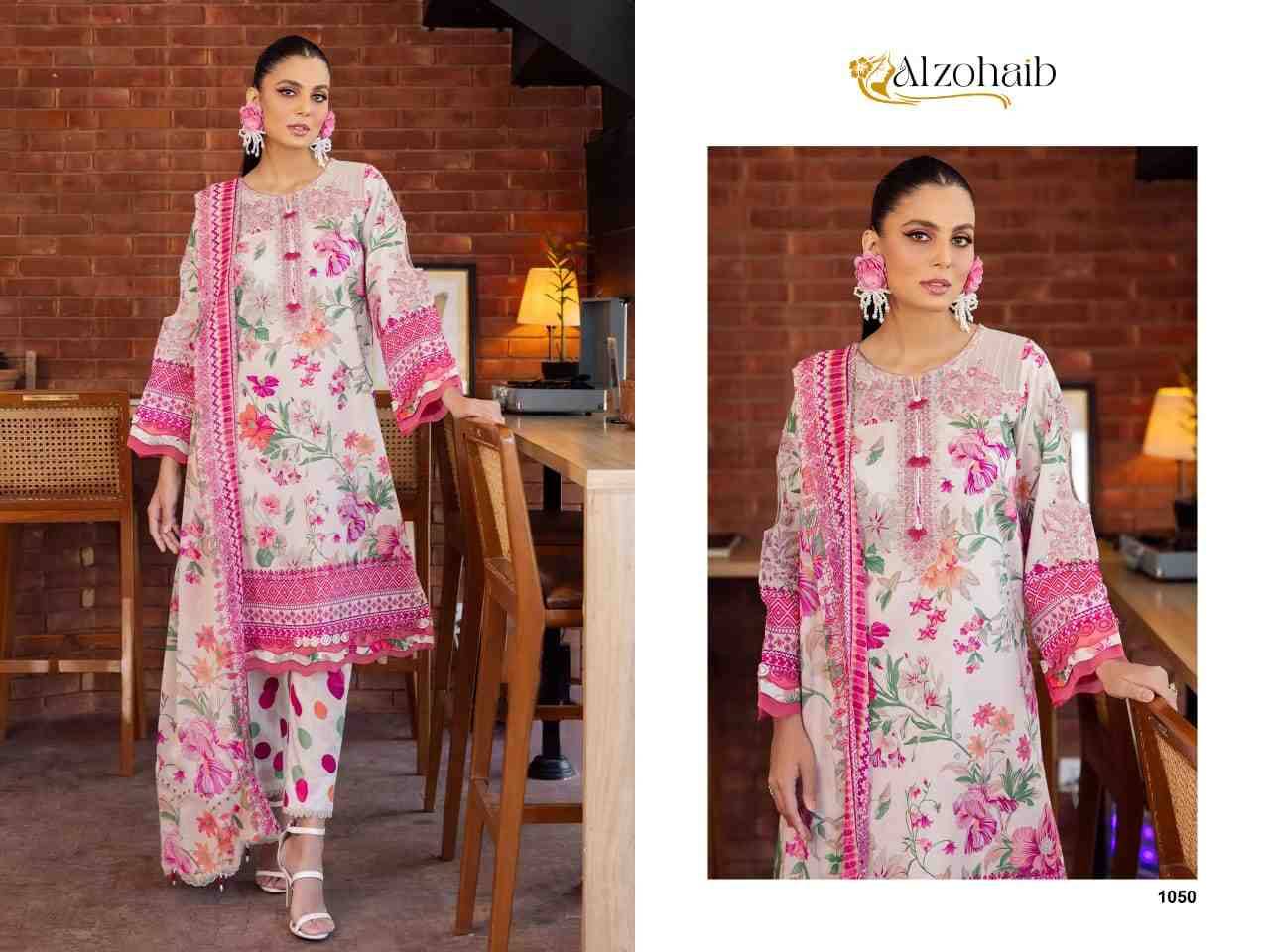 Girl Glam 2024 By Alzohaib 1049 To 1051 Series Wholesale Designer Pakistani Suits Collection Beautiful Stylish Fancy Colorful Party Wear & Occasional Wear Pure Cotton Print Dresses At Wholesale Price