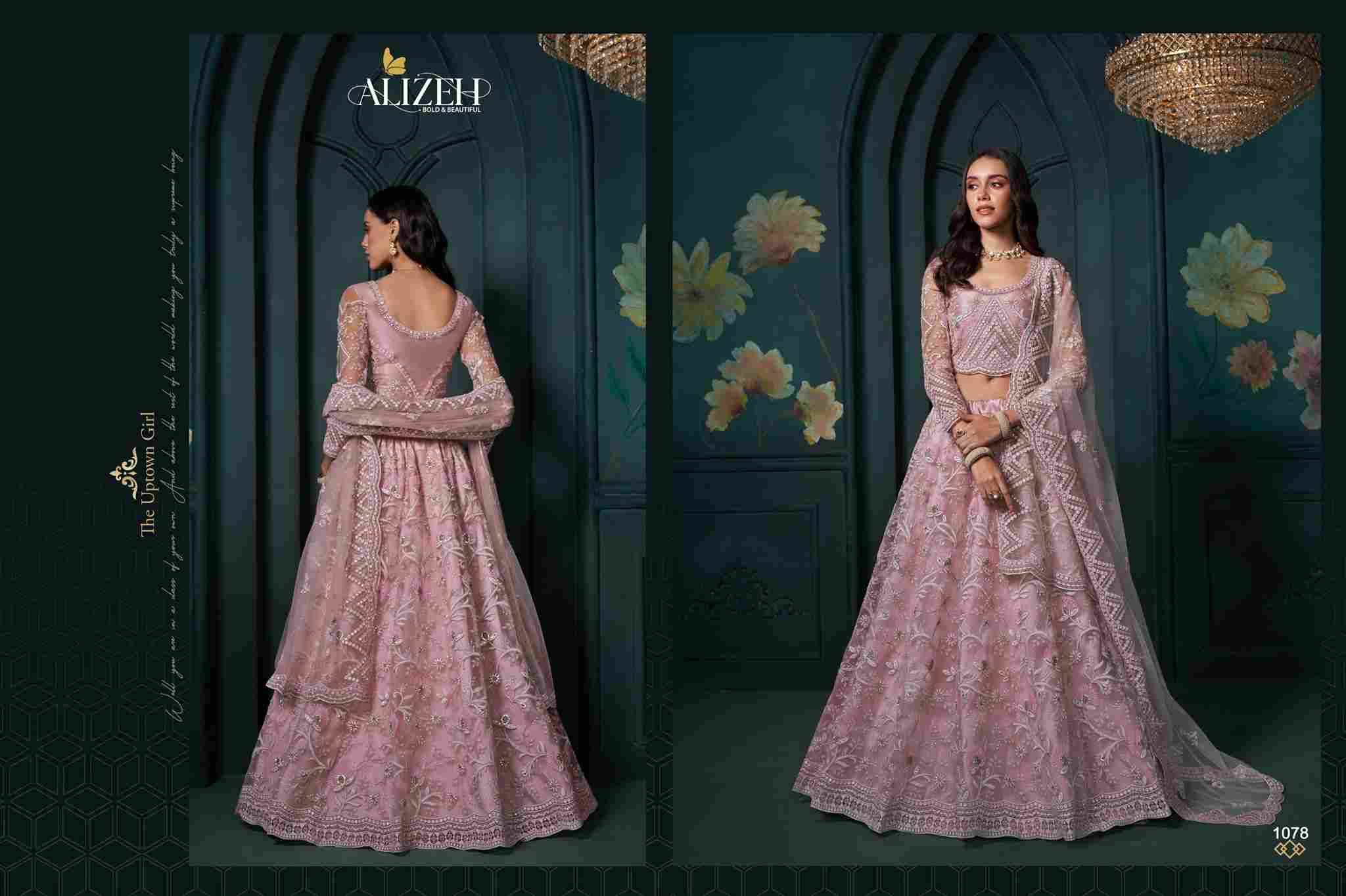 Wedding Affair Vol-3 By Alizeh 1077 To 1080 Series Indian Traditional Wear Collection Beautiful Stylish Fancy Colorful Party Wear & Occasional Wear Georgette/Net Sarees At Wholesale Price