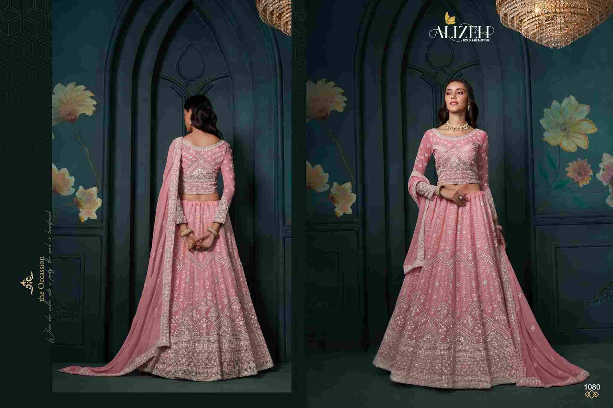 Wedding Affair Vol-3 By Alizeh 1077 To 1080 Series Indian Traditional Wear Collection Beautiful Stylish Fancy Colorful Party Wear & Occasional Wear Georgette/Net Sarees At Wholesale Price