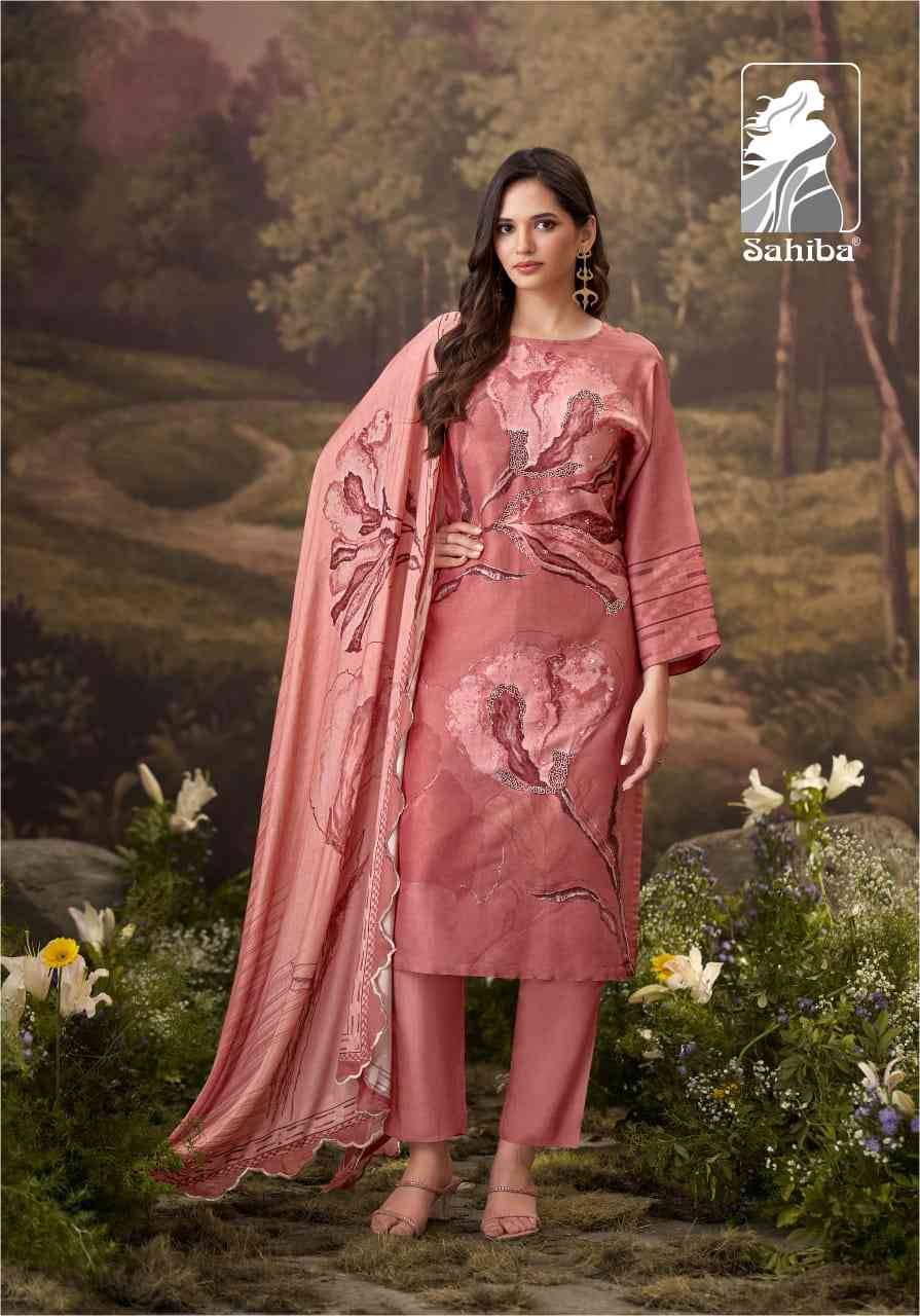 Vrisha By Sahiba Fabrics Beautiful Festive Suits Colorful Stylish Fancy Casual Wear & Ethnic Wear Viscose Shimmer Dresses At Wholesale Price