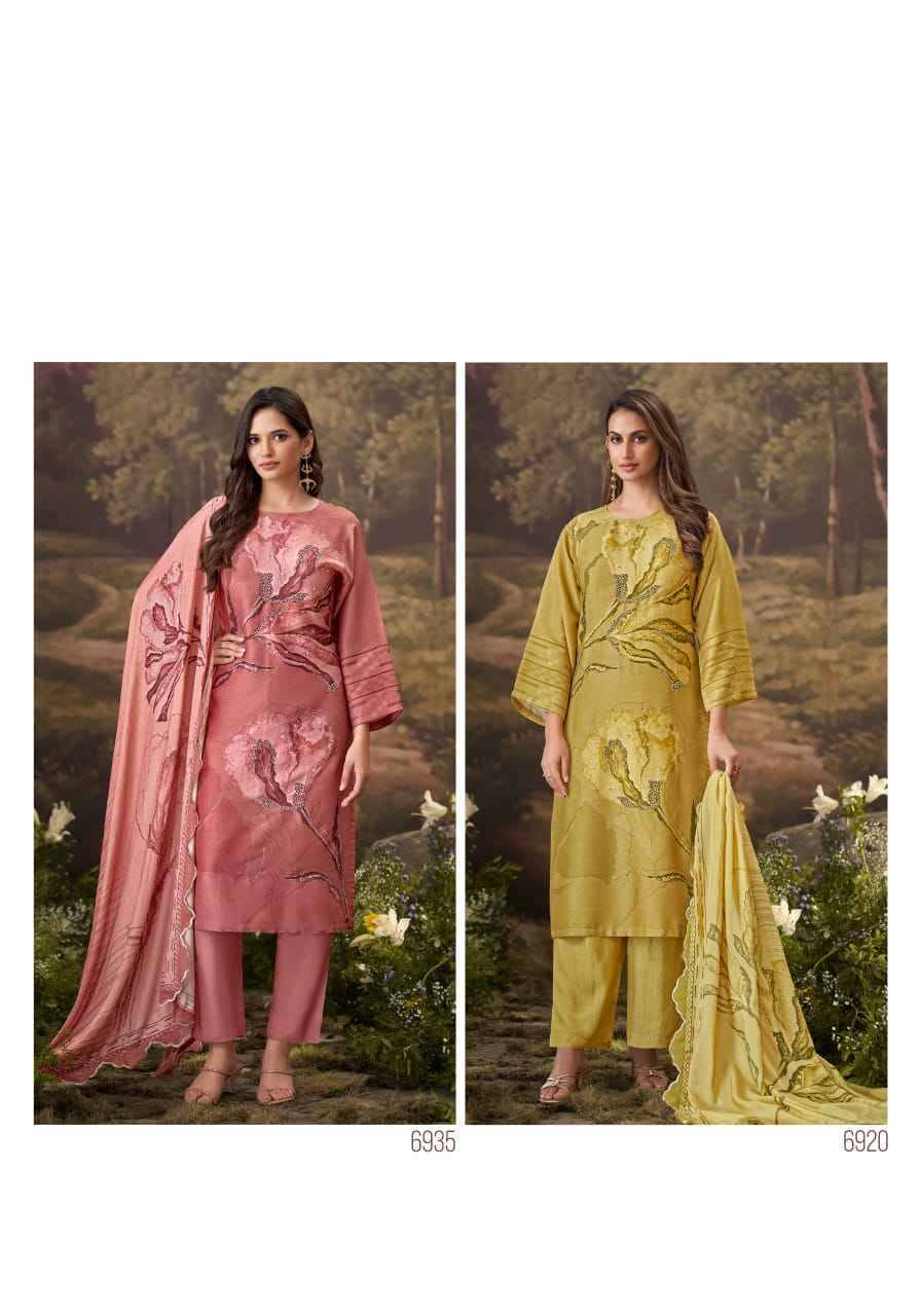 Vrisha By Sahiba Fabrics Beautiful Festive Suits Colorful Stylish Fancy Casual Wear & Ethnic Wear Viscose Shimmer Dresses At Wholesale Price