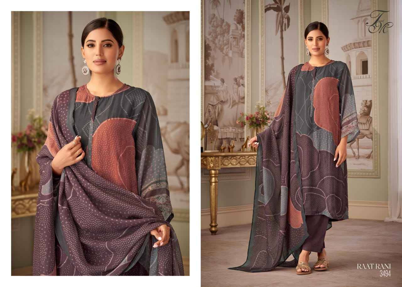 Raat Rani By T And M Designer Studio Beautiful Festive Suits Colorful Stylish Fancy Casual Wear & Ethnic Wear Organza Silk Dresses At Wholesale Price