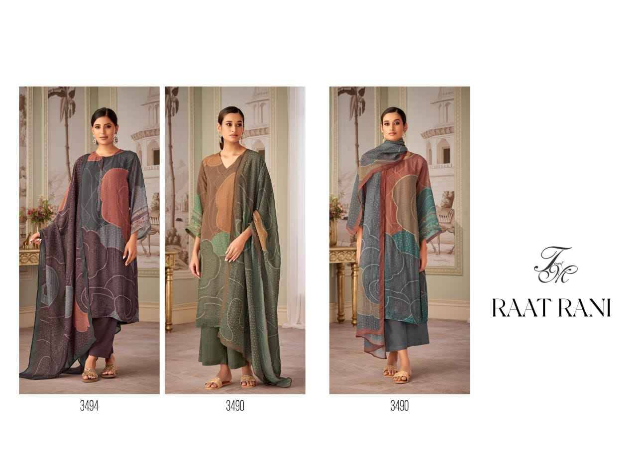 Raat Rani By T And M Designer Studio Beautiful Festive Suits Colorful Stylish Fancy Casual Wear & Ethnic Wear Organza Silk Dresses At Wholesale Price