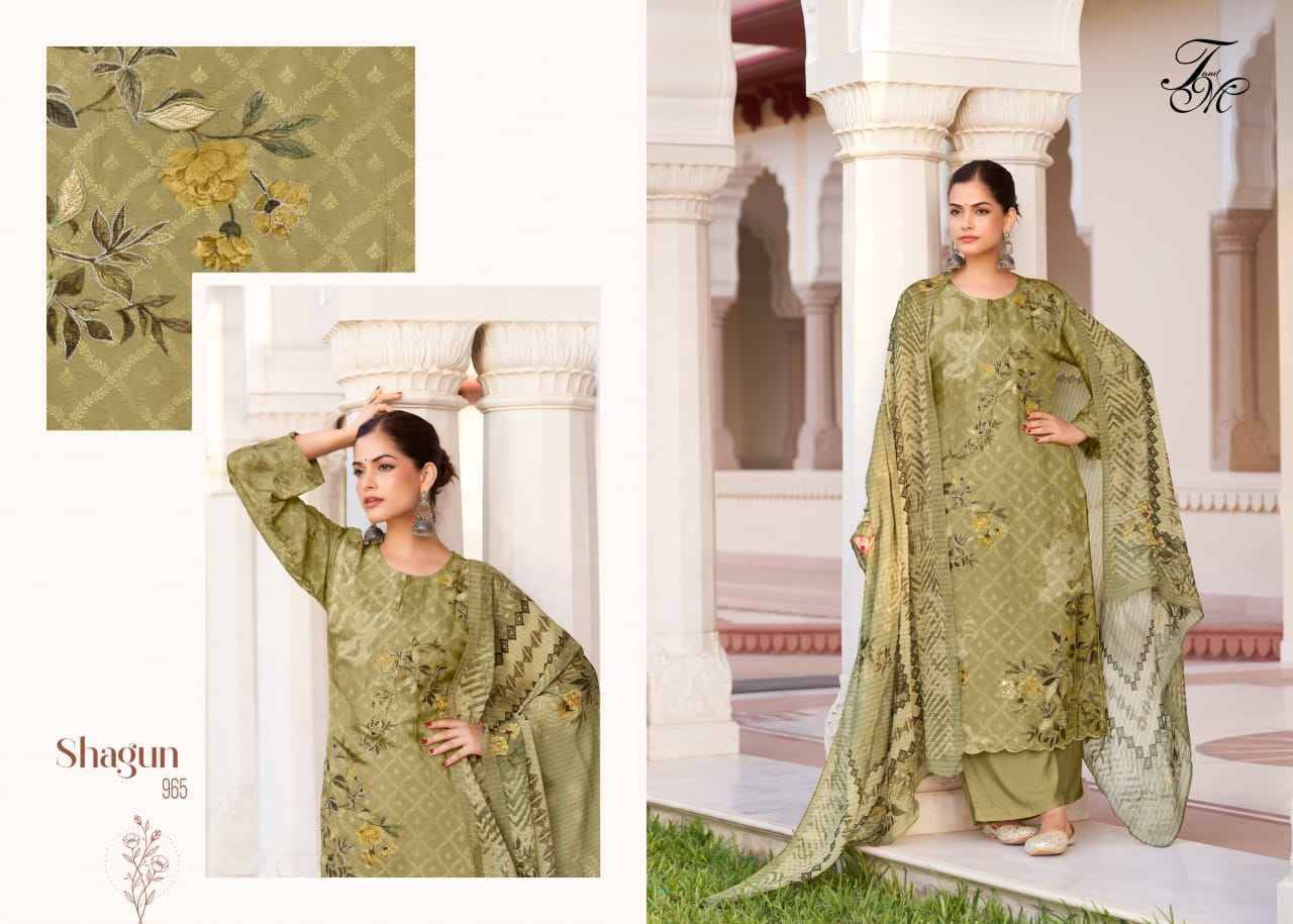 Shagun By T And M Designer Studio Beautiful Festive Suits Colorful Stylish Fancy Casual Wear & Ethnic Wear Viscose Jacquard Dresses At Wholesale Price