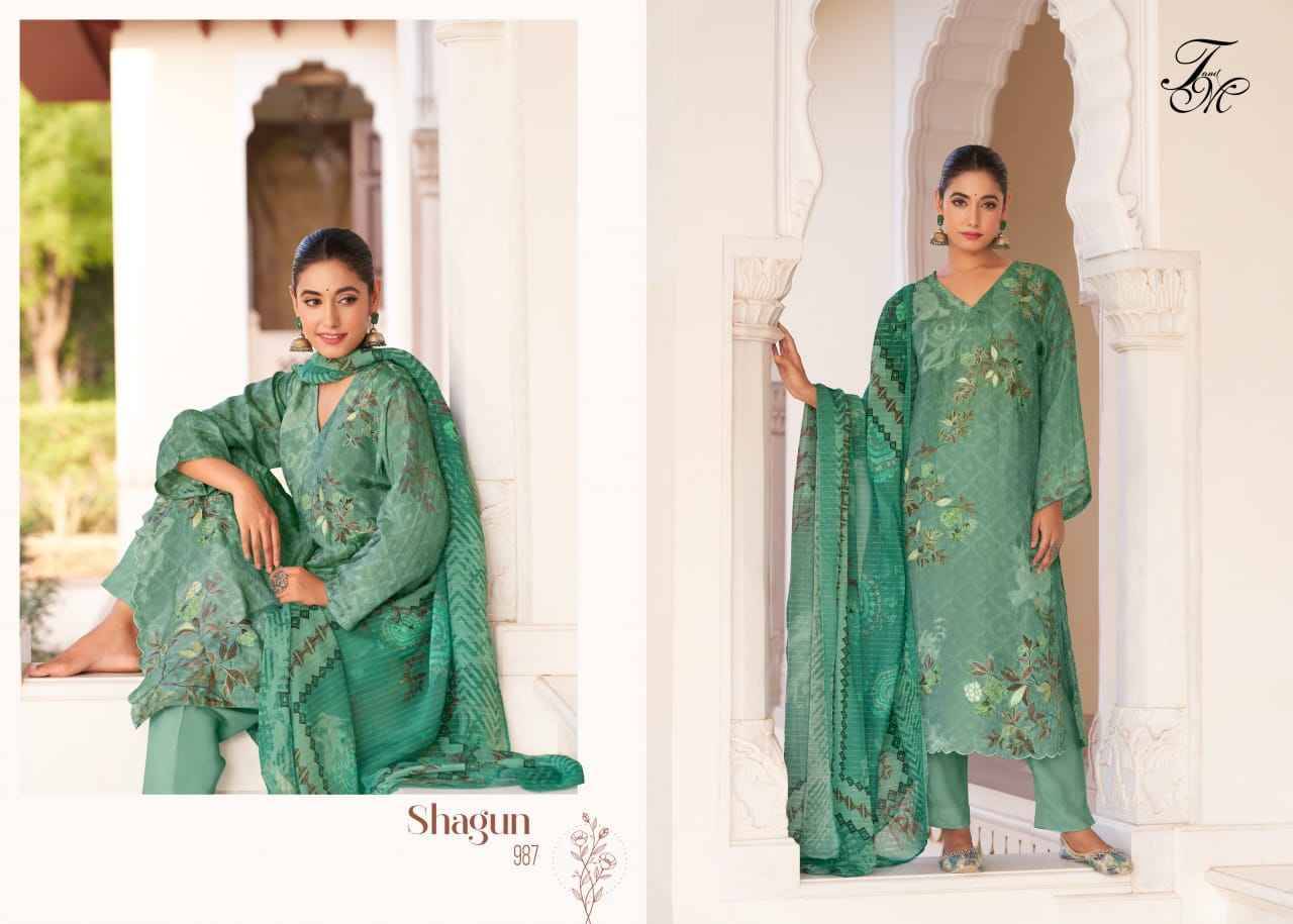 Shagun By T And M Designer Studio Beautiful Festive Suits Colorful Stylish Fancy Casual Wear & Ethnic Wear Viscose Jacquard Dresses At Wholesale Price