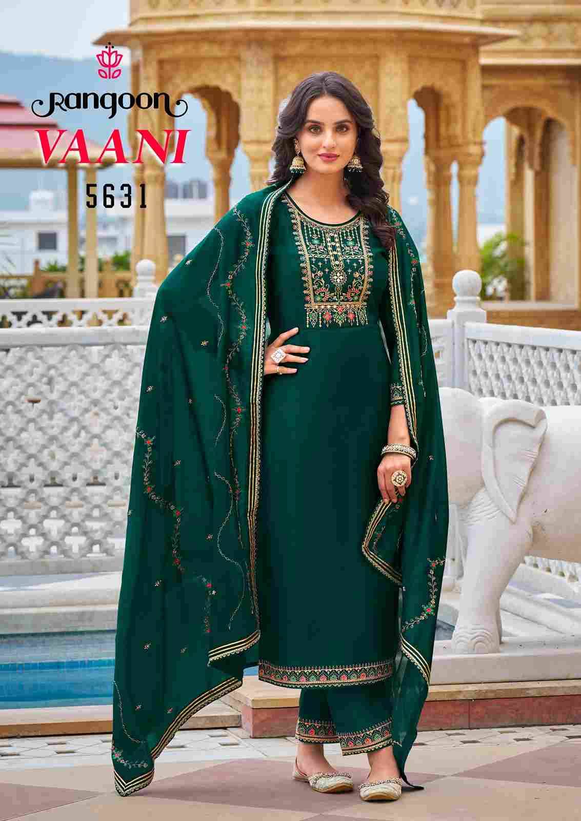 Vaani By Rangoon 5631 To 5636 Series Beautiful Festive Suits Stylish Fancy Colorful Casual Wear & Ethnic Wear Silk Dresses At Wholesale Price