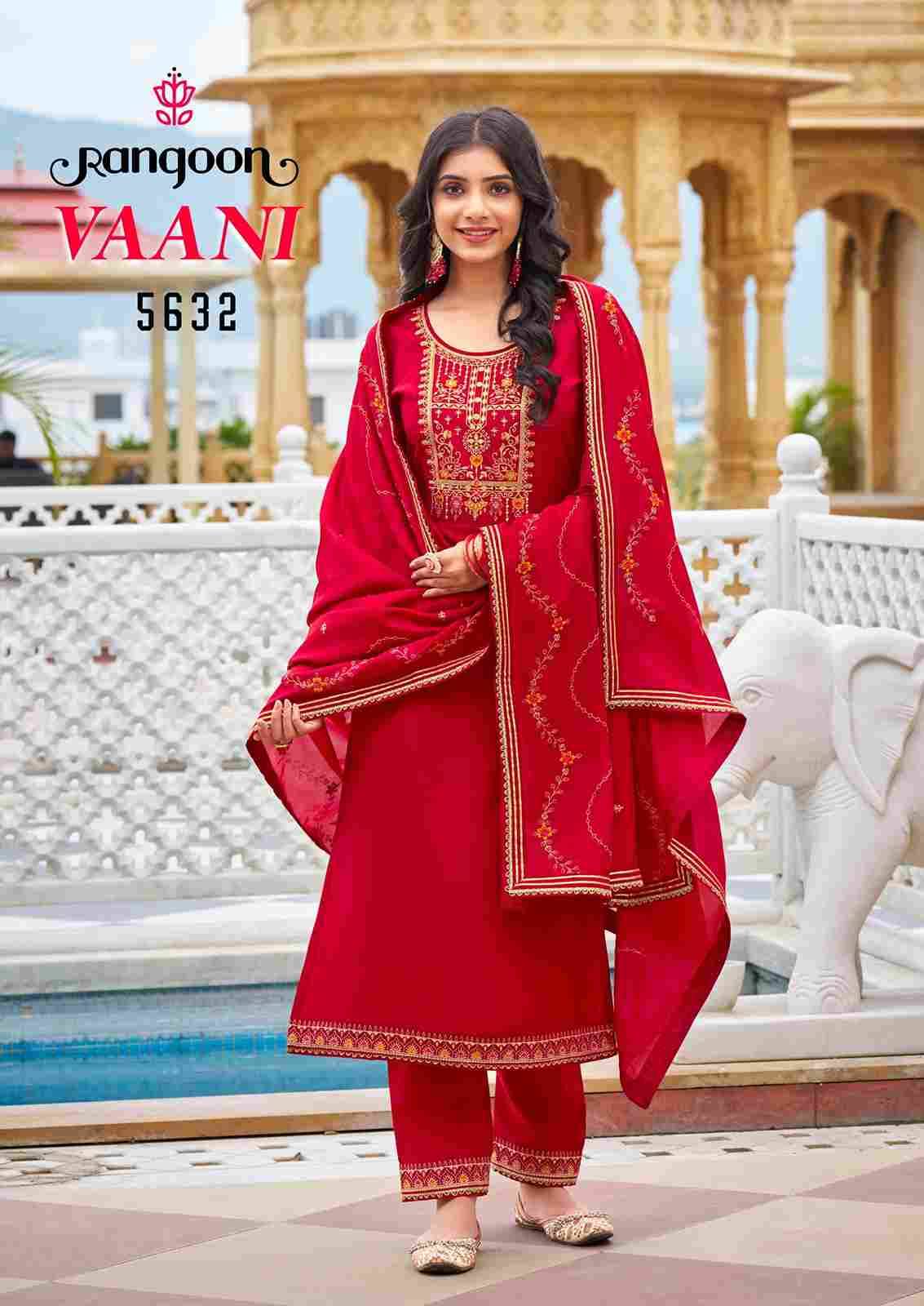 Vaani By Rangoon 5631 To 5636 Series Beautiful Festive Suits Stylish Fancy Colorful Casual Wear & Ethnic Wear Silk Dresses At Wholesale Price