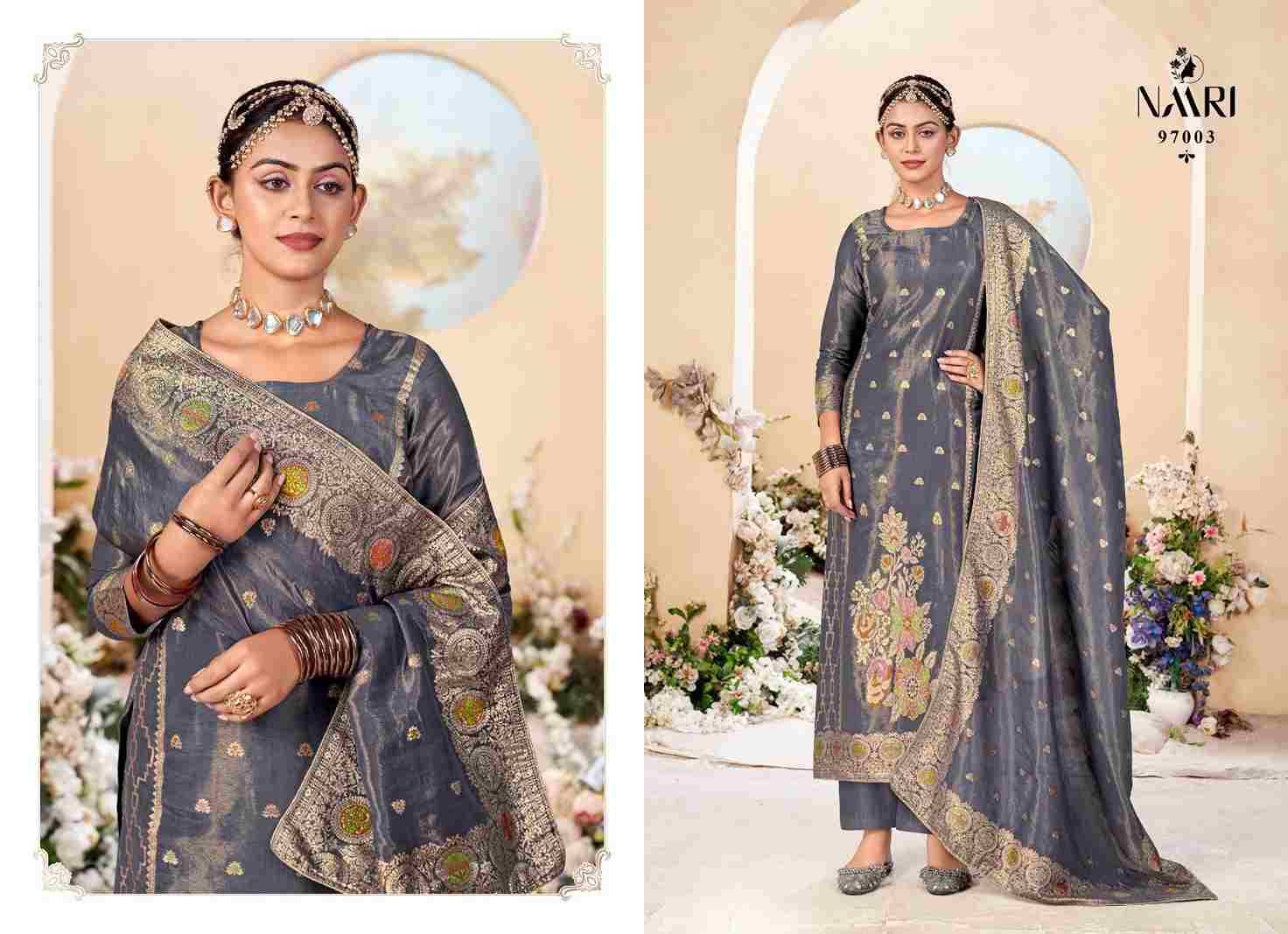 Rangat By Naari 97001 To 97004 Series Beautiful Stylish Festive Suits Fancy Colorful Casual Wear & Ethnic Wear & Ready To Wear Pure Jacquard Dresses At Wholesale Price