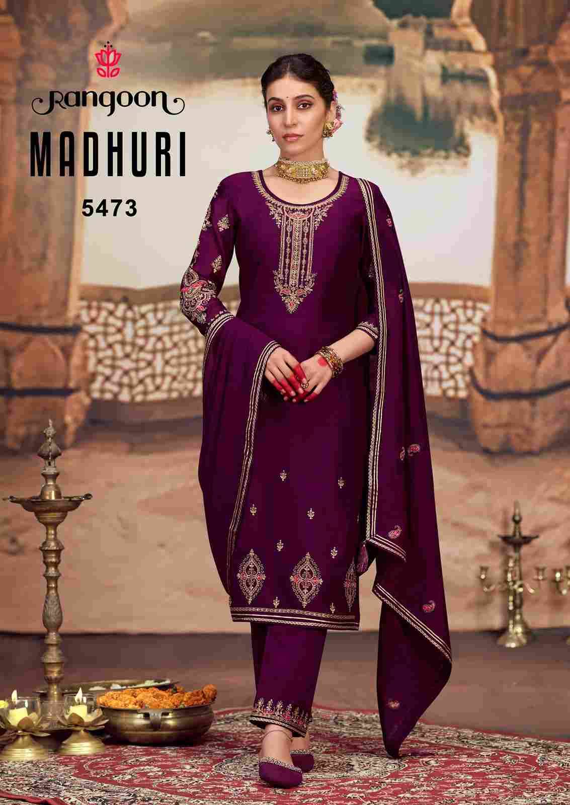 Madhuri By Rangoon 5471 To 5474 Series Beautiful Festive Suits Stylish Fancy Colorful Casual Wear & Ethnic Wear Silk Dresses At Wholesale Price