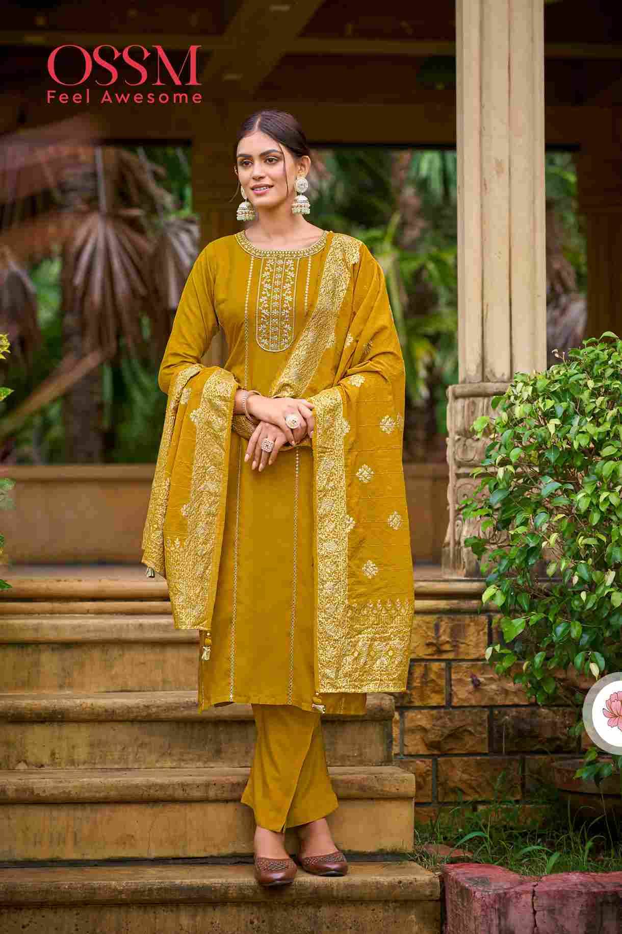 Dastoor By Ossm 1001 To 1006 Series Designer Stylish Fancy Colorful Beautiful Party Wear & Ethnic Wear Collection Viscose Dola Silk Dresses At Wholesale Price