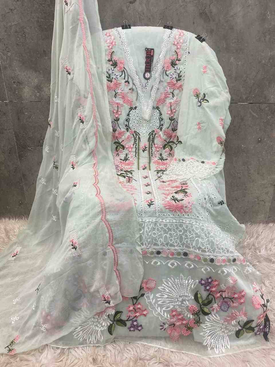 Hoor Tex Hit Design H-316 By Hoor Tex Designer Festive Pakistani Suits Collection Beautiful Stylish Fancy Colorful Party Wear & Occasional Wear Cotton Embroidered Dresses At Wholesale Price