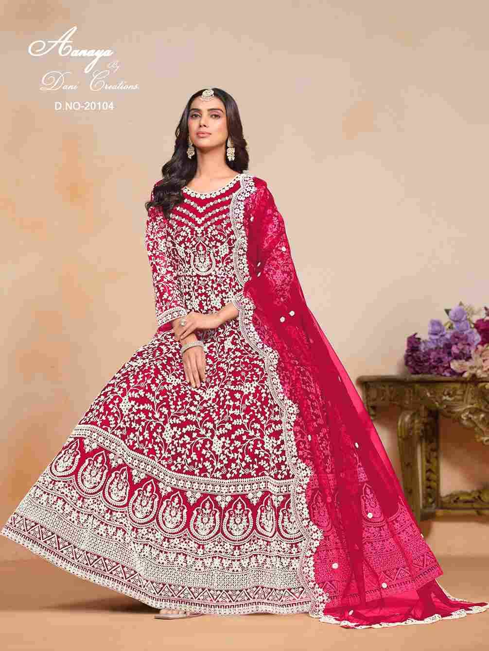 Aanaya Vol-201 By Twisha 20101 To 20104 Series Beautiful Anarkali Suits Colorful Stylish Fancy Casual Wear & Ethnic Wear Net Dresses At Wholesale Price