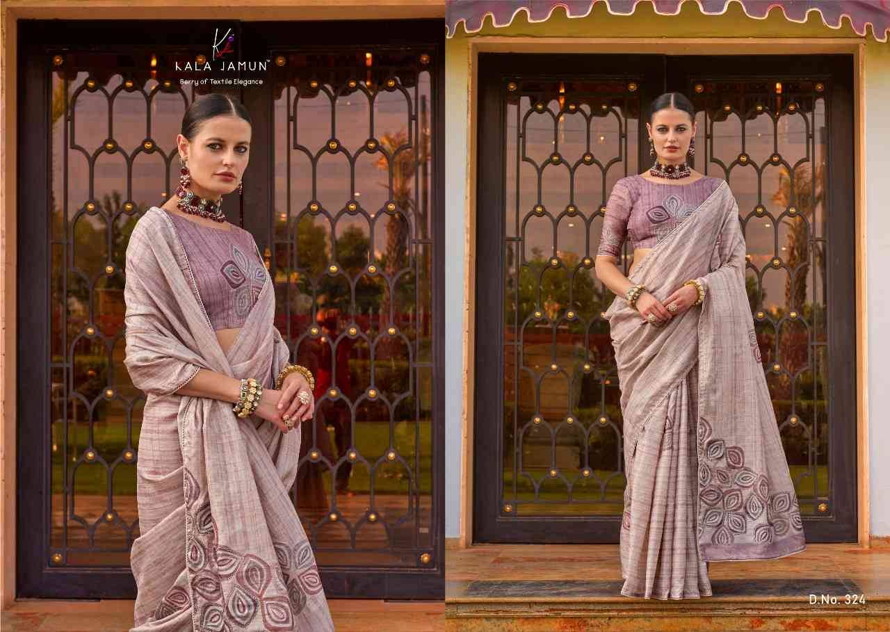 Essence By Kala Jamun 321 To 326 Series Indian Traditional Wear Collection Beautiful Stylish Fancy Colorful Party Wear & Occasional Wear Silk Sarees At Wholesale Price