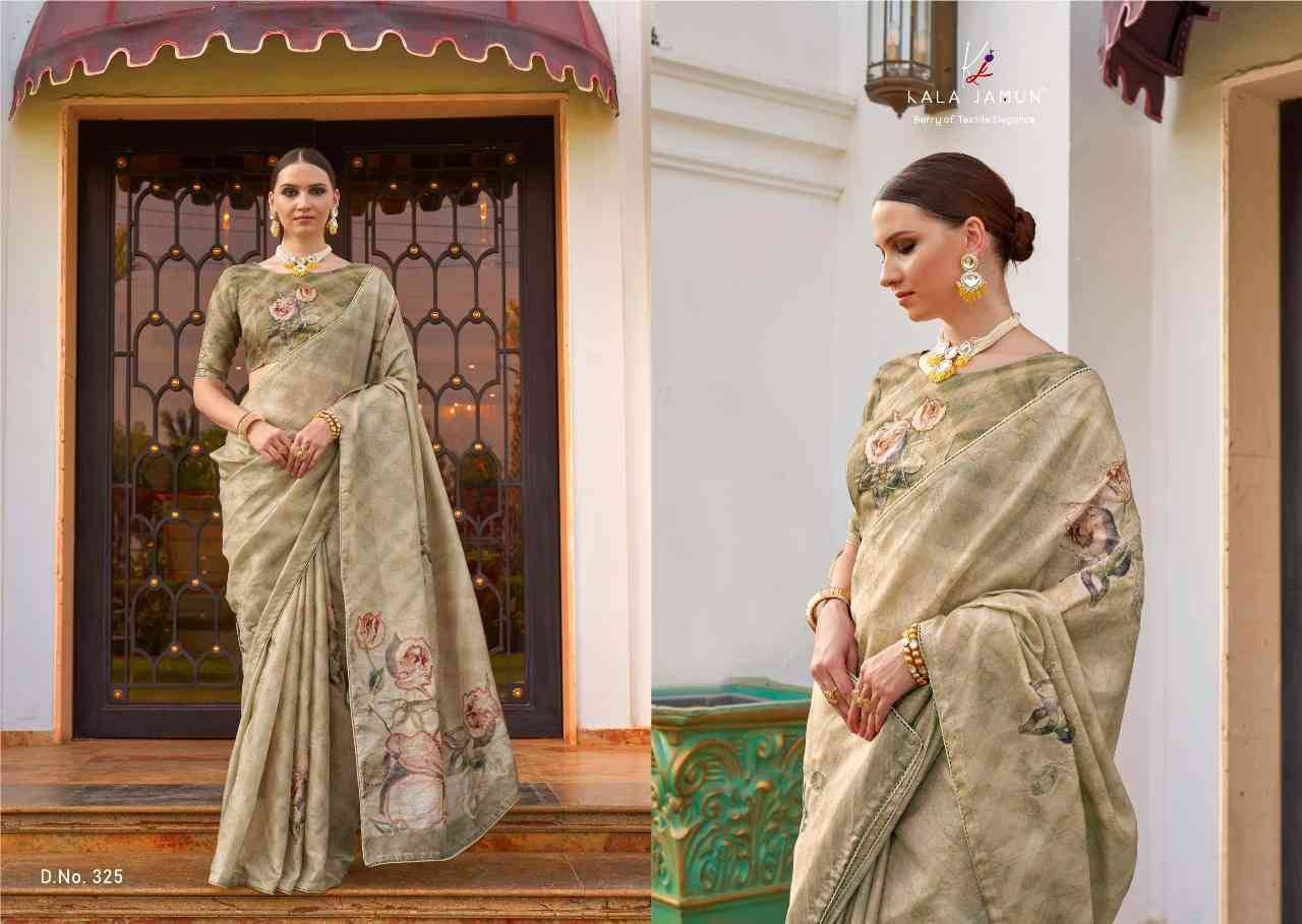 Essence By Kala Jamun 321 To 326 Series Indian Traditional Wear Collection Beautiful Stylish Fancy Colorful Party Wear & Occasional Wear Silk Sarees At Wholesale Price