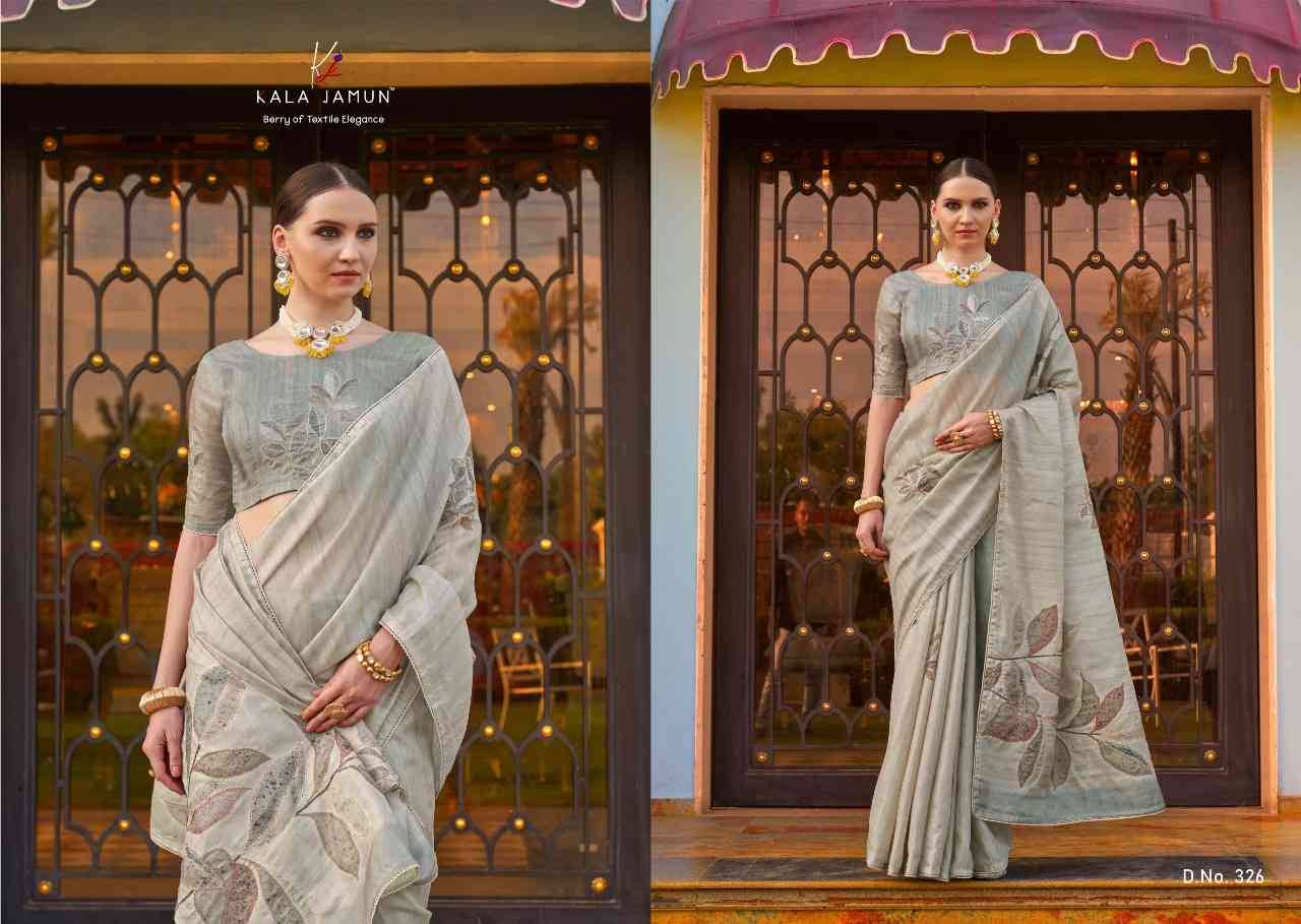 Essence By Kala Jamun 321 To 326 Series Indian Traditional Wear Collection Beautiful Stylish Fancy Colorful Party Wear & Occasional Wear Silk Sarees At Wholesale Price