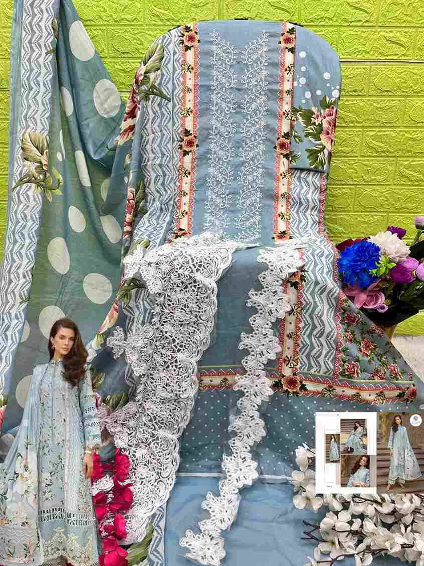 Ezra 1005 Colours By Ezra 1005-A To 1005-B Series Pakistani Suits Beautiful Fancy Colorful Stylish Party Wear & Occasional Wear Pure Cotton Embroidery Dresses At Wholesale Price