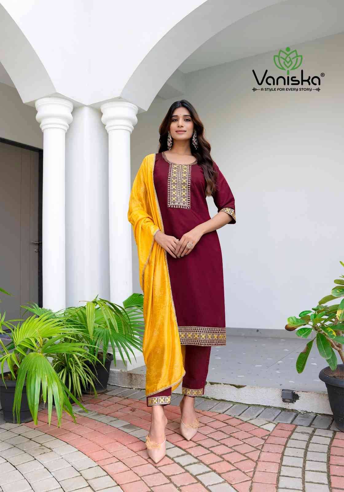 Fiza Vol-2 By Vaniska 2001 To 2006 Series Designer Festive Suits Collection Beautiful Stylish Fancy Colorful Party Wear & Occasional Wear Roman Silk Dresses At Wholesale Price