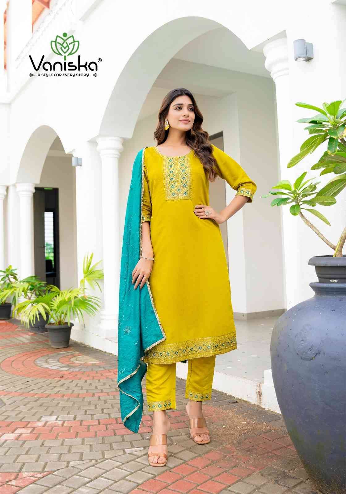 Fiza Vol-2 By Vaniska 2001 To 2006 Series Designer Festive Suits Collection Beautiful Stylish Fancy Colorful Party Wear & Occasional Wear Roman Silk Dresses At Wholesale Price