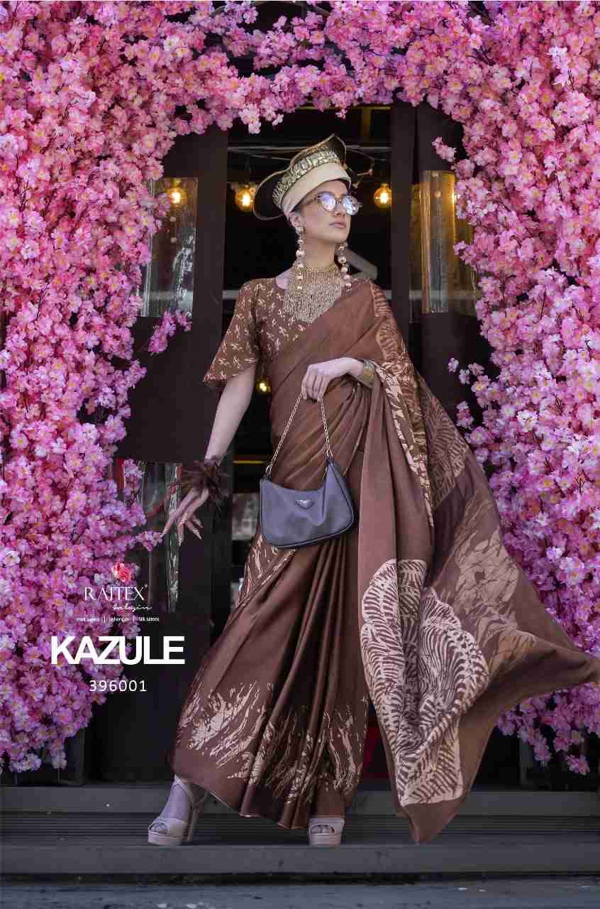 Kazule By Raj Tex 396001 To 396018 Series Indian Traditional Wear Collection Beautiful Stylish Fancy Colorful Party Wear & Occasional Wear Satin Sarees At Wholesale Price