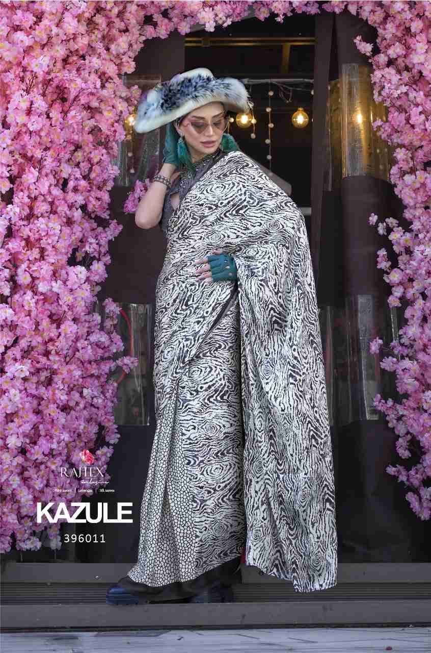 Kazule By Raj Tex 396001 To 396018 Series Indian Traditional Wear Collection Beautiful Stylish Fancy Colorful Party Wear & Occasional Wear Satin Sarees At Wholesale Price